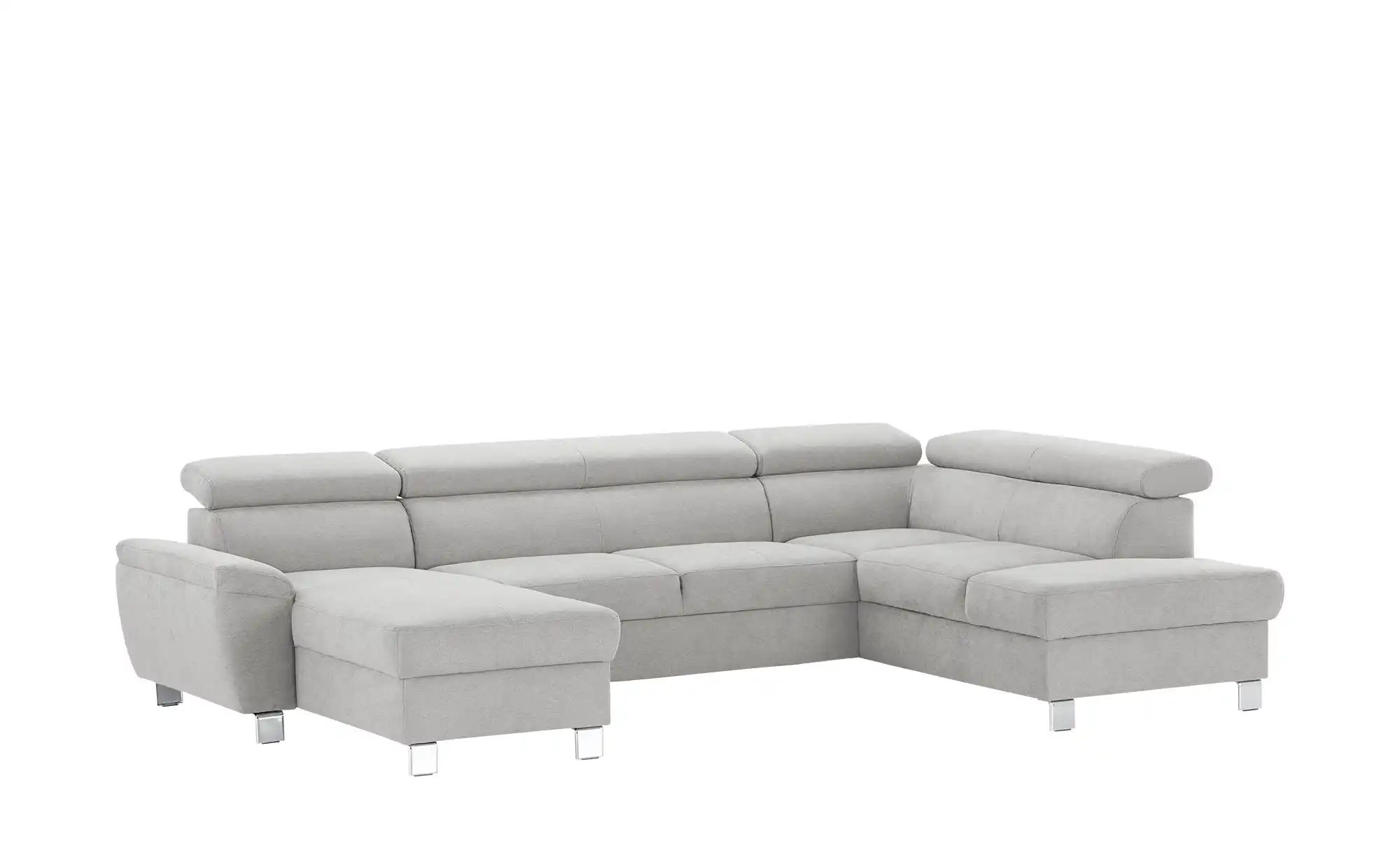 Thumbnail - uno Wohnlandschaft aus Mikrofaser Avola ¦ blau ¦ Maße (cm): B: 318 H: 90 T: 208.0 Polstermöbel > Sofas > Wohnlandschafte...