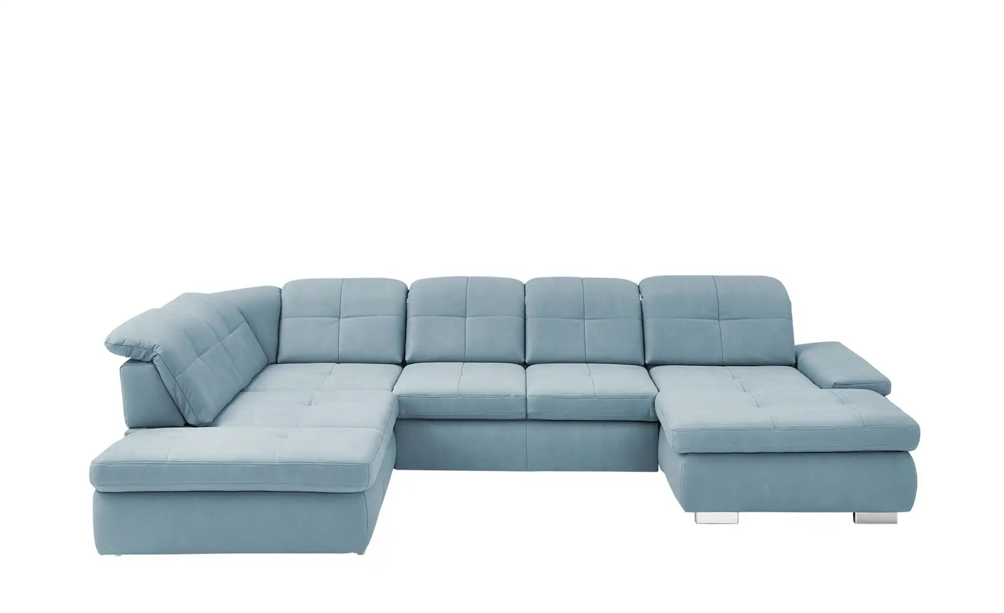 Lounge Collection Wohnlandschaft aus Mikrofaser Affair ¦ blau ¦ Maße (cm): günstig online kaufen