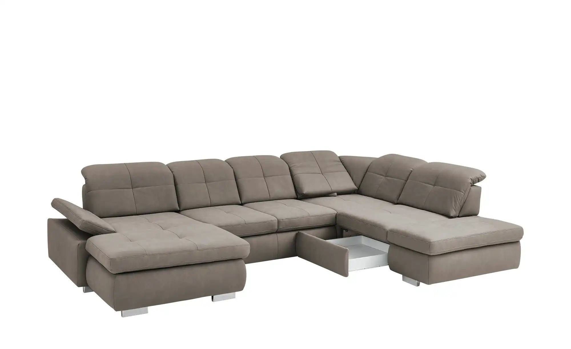 Thumbnail - Lounge Collection Wohnlandschaft aus Mikrofaser Affair ¦ braun ¦ Maße (cm): B: 371 H: 100 T: 260.0 Polstermöbel > Sofas ...