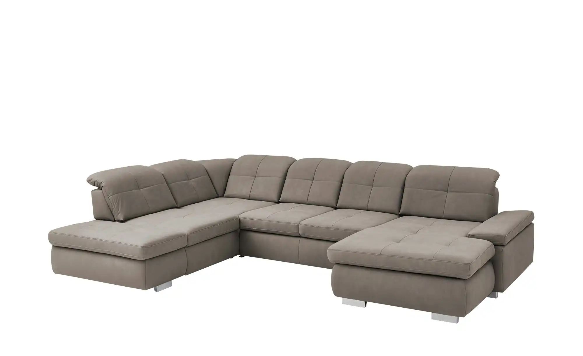 Lounge Collection Wohnlandschaft aus Mikrofaser Affair ¦ braun ¦ Maße (cm): günstig online kaufen