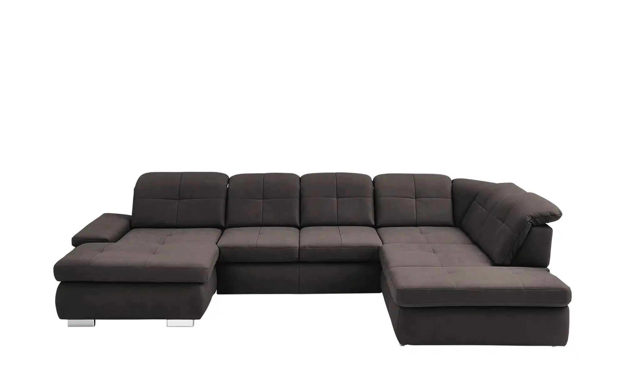 Lounge Collection Wohnlandschaft aus Mikrofaser Affair ¦ braun ¦ Maße (cm): günstig online kaufen