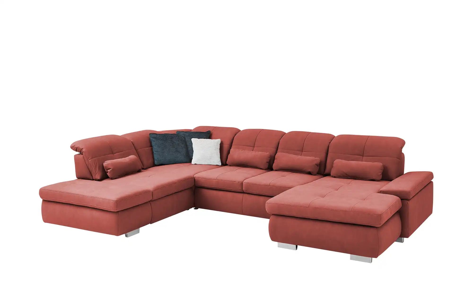 Thumbnail - Lounge Collection Wohnlandschaft aus Mikrofaser Affair ¦ rot ¦ Maße (cm): B: 371 H: 100 T: 260.0 Polstermöbel > Sofas > ...