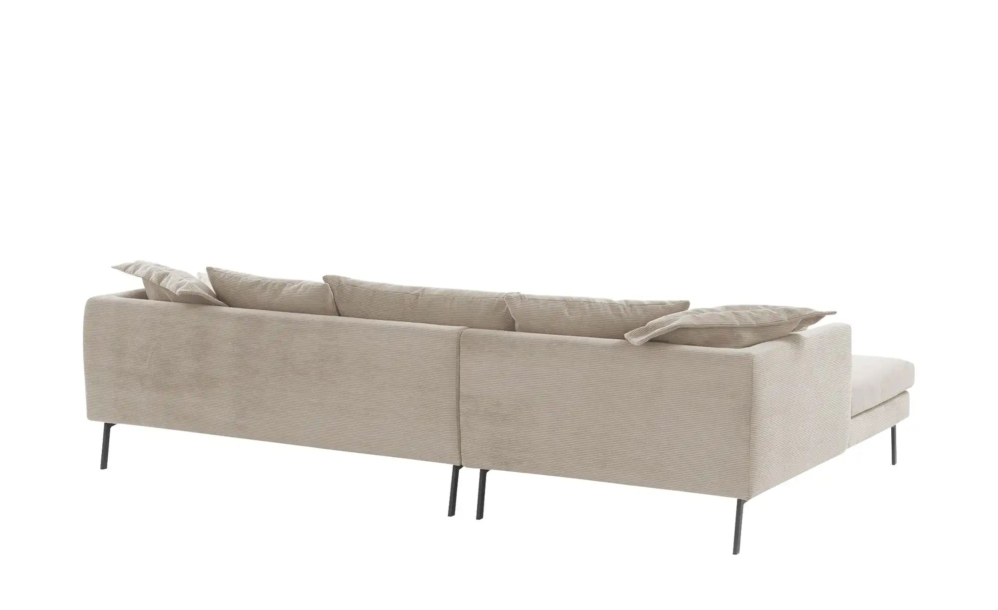 Gray & Jones Ecksofa aus Cord ¦ grau ¦ Maße (cm): B: 284 H: 85 T: 178 Polst günstig online kaufen