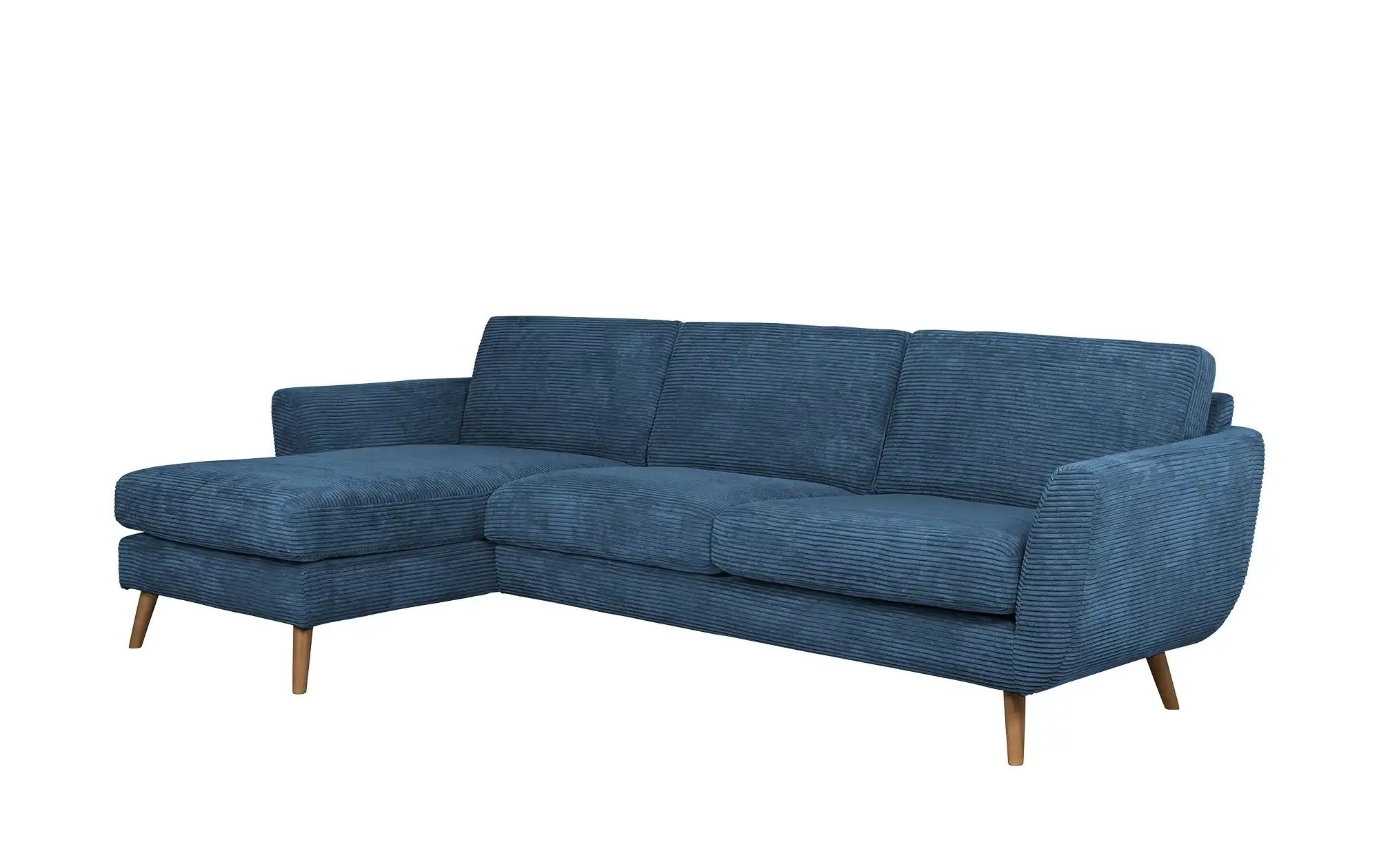 Thumbnail - SOHO Ecksofa  Smilla  ¦ blau ¦ Maße (cm): B: 274 H: 85 T: 156.0 Polstermöbel > Sofas > 3-Sitzer - Höffner