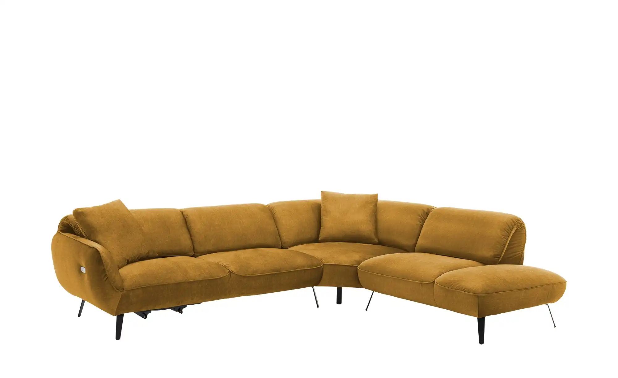 pop Ecksofa  Ventus ¦ gelb ¦ Maße (cm): B: 304 T: 246 Polstermöbel > Sofas günstig online kaufen