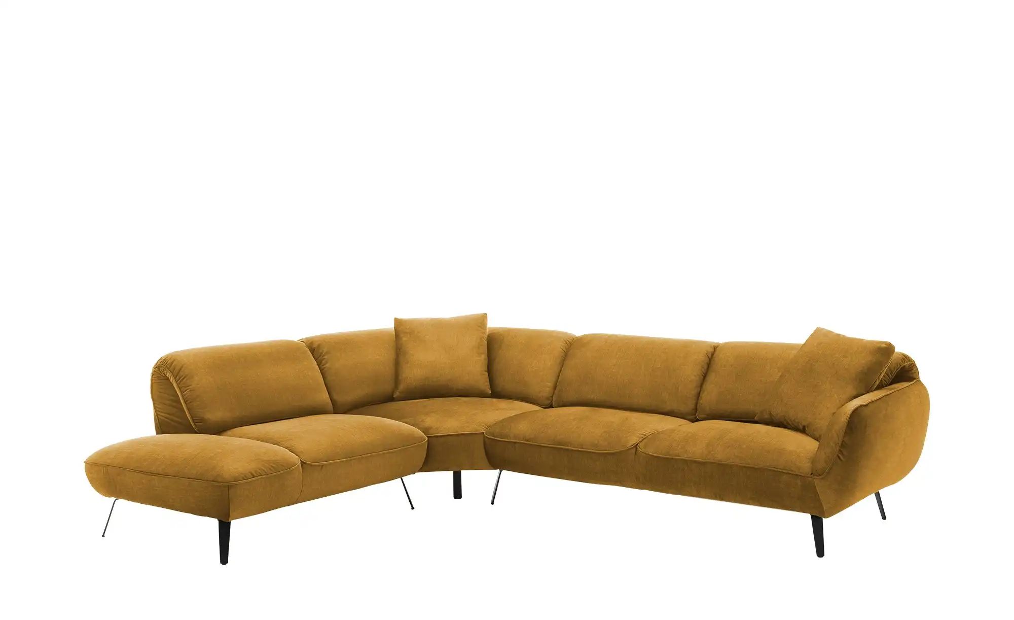 pop Ecksofa  Ventus ¦ gelb ¦ Maße (cm): B: 304 T: 246 Polstermöbel > Sofas günstig online kaufen