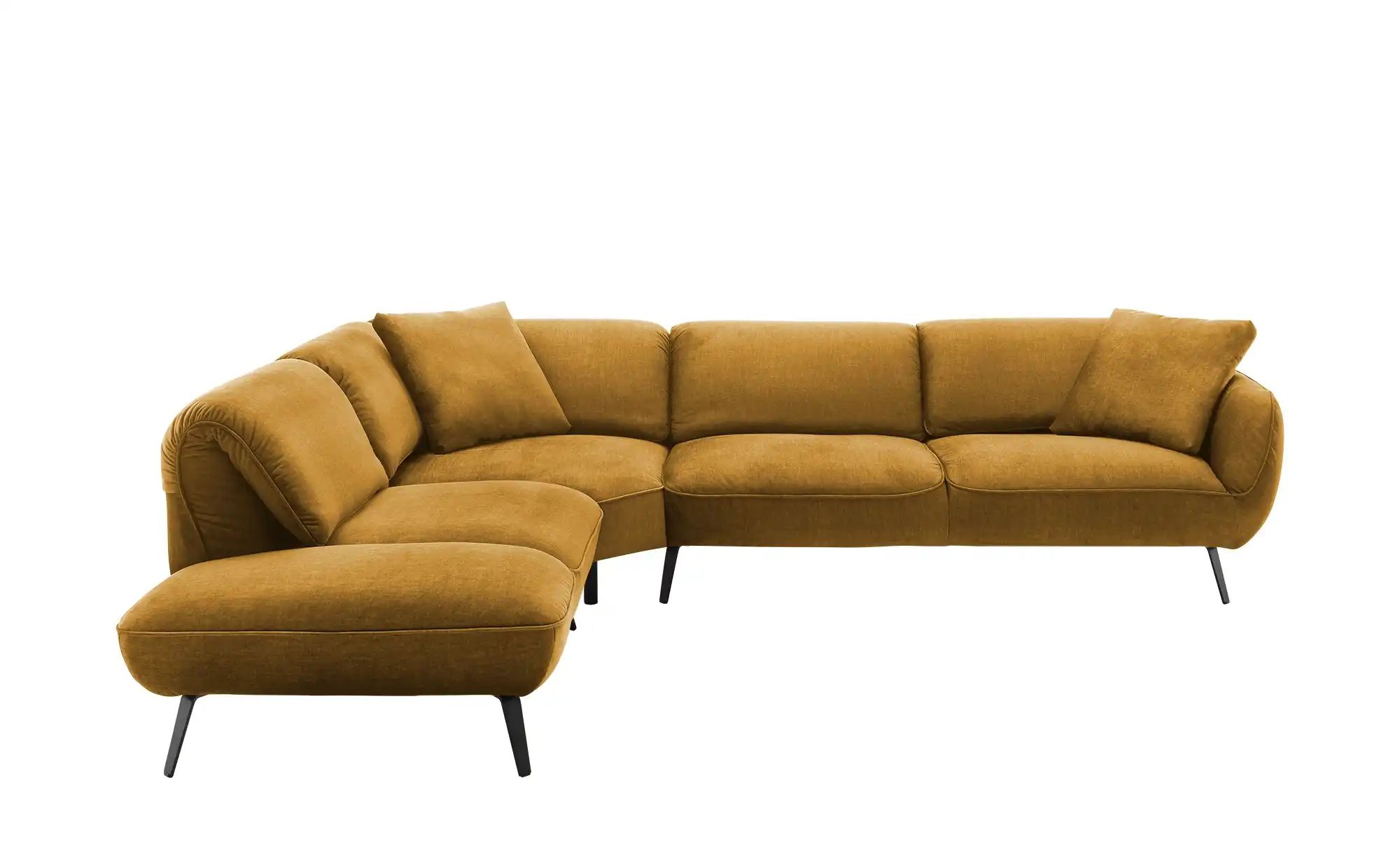 pop Ecksofa  Ventus ¦ gelb ¦ Maße (cm): B: 304 T: 246 Polstermöbel > Sofas günstig online kaufen