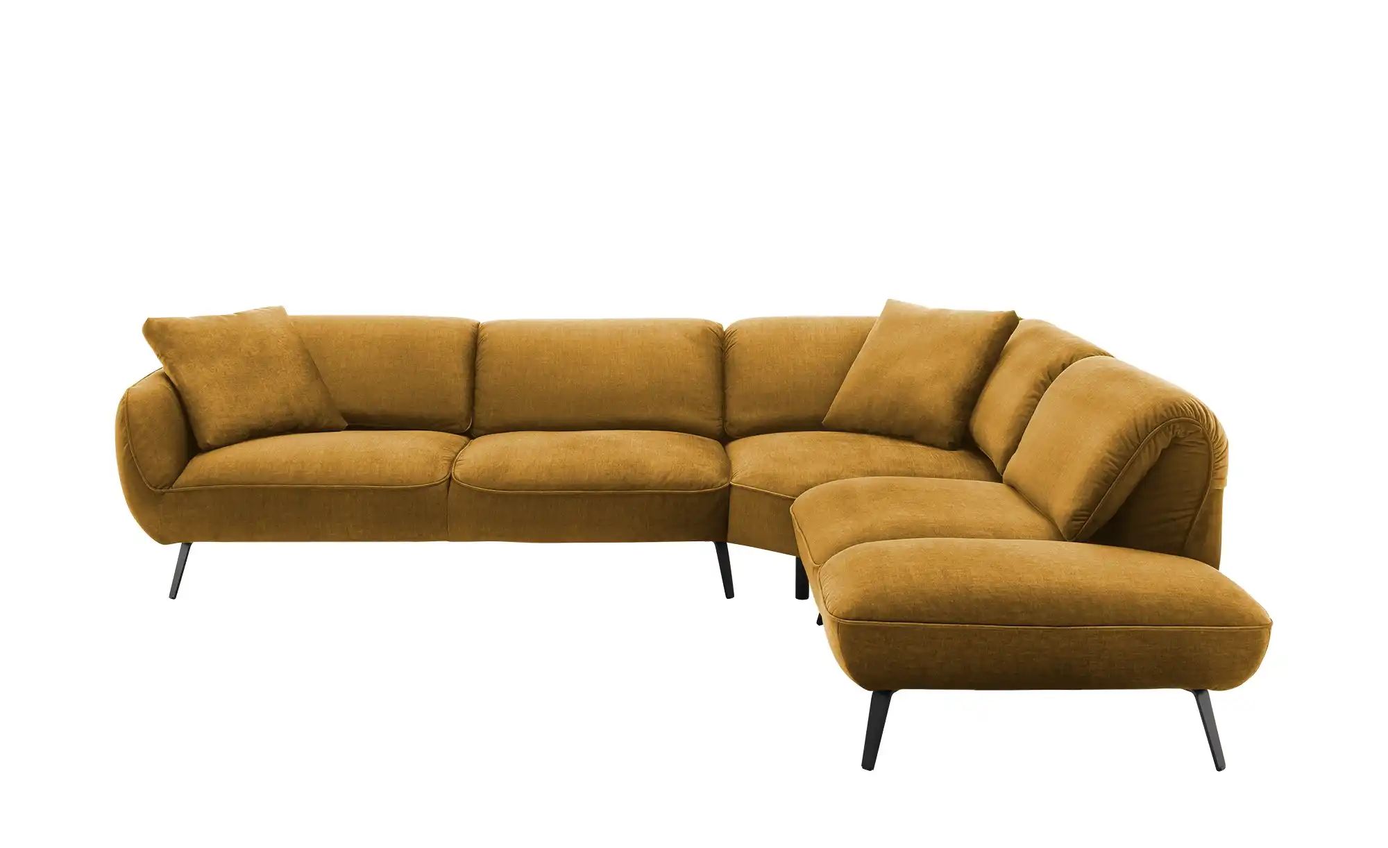 pop Ecksofa  Ventus ¦ gelb ¦ Maße (cm): B: 304 T: 246 Polstermöbel > Sofas günstig online kaufen