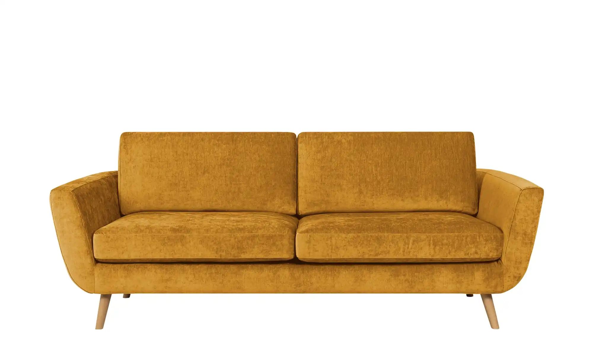 SOHO Sofa  Smilla ¦ gelb ¦ Maße (cm): B: 217 H: 85 T: 93 Polstermöbel > Sof günstig online kaufen