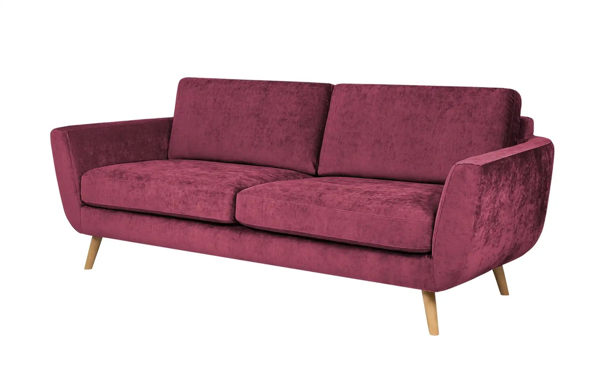 Thumbnail - SOHO Sofa Smilla ¦ rot ¦ Maße (cm): B: 217 H: 85 T: 93.0 Polstermöbel > Sofas > 3-Sitzer - Höffner