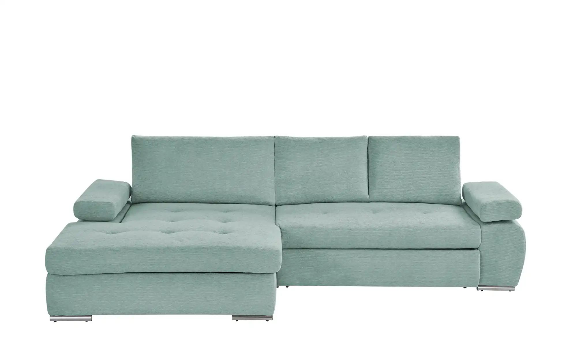 smart Ecksofa  Ibby ¦ grün ¦ Maße (cm): B: 294 H: 73 T: 173 Polstermöbel > günstig online kaufen