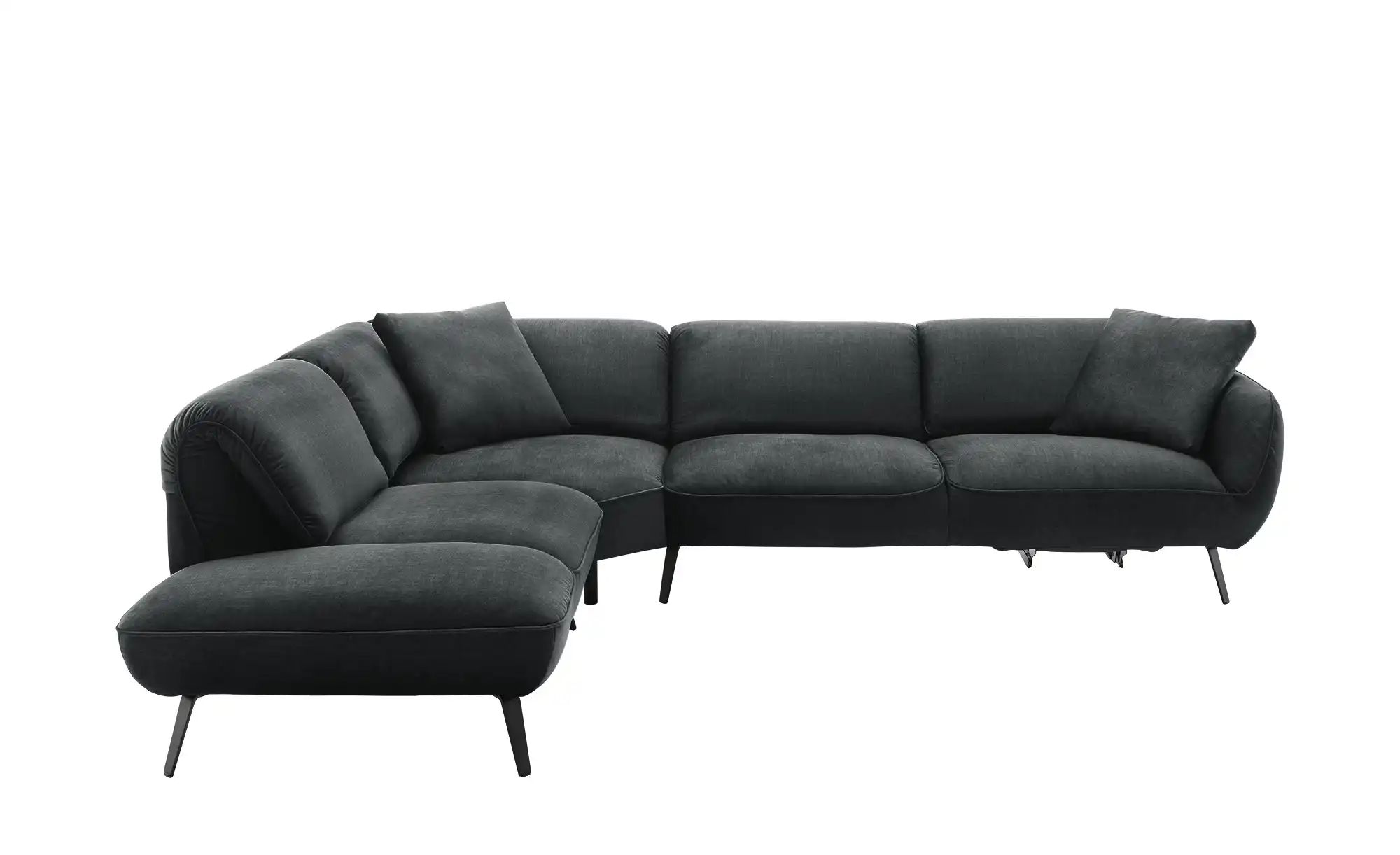 pop Ecksofa  Ventus ¦ schwarz ¦ Maße (cm): B: 304 T: 246 Polstermöbel > Sof günstig online kaufen