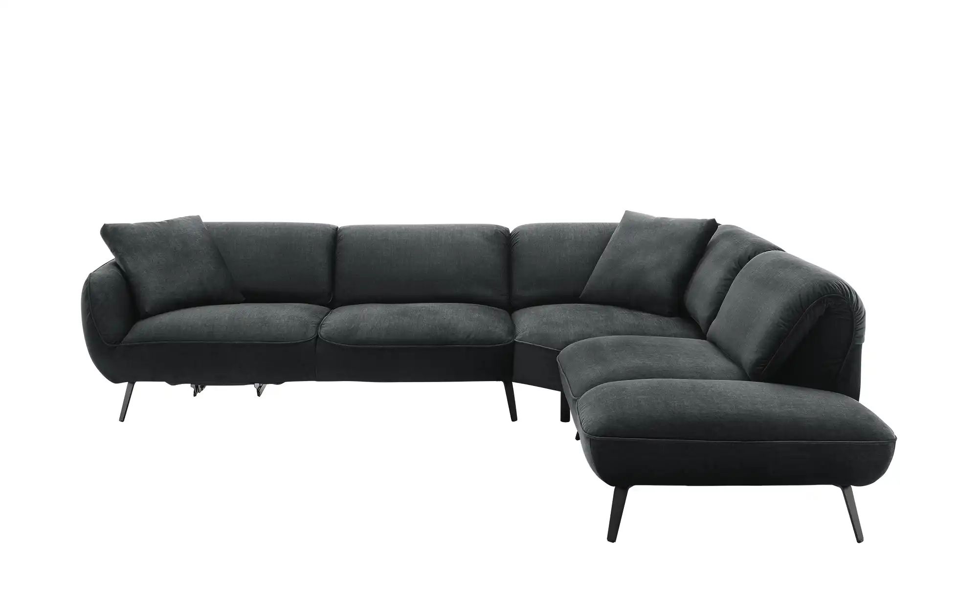 pop Ecksofa  Ventus ¦ schwarz ¦ Maße (cm): B: 304 T: 246 Polstermöbel > Sof günstig online kaufen