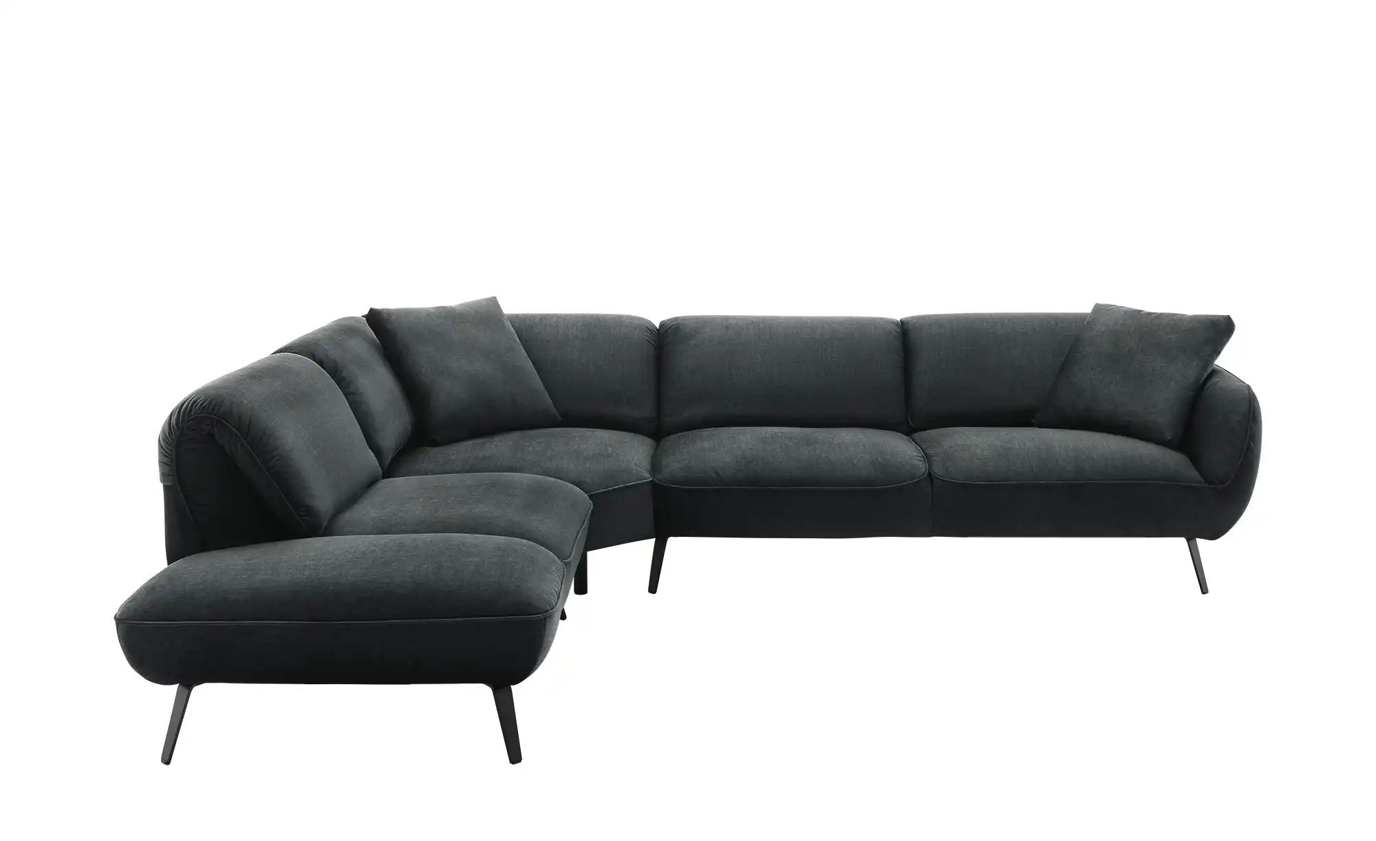 pop Ecksofa  Ventus ¦ schwarz ¦ Maße (cm): B: 304 T: 246 Polstermöbel > Sof günstig online kaufen