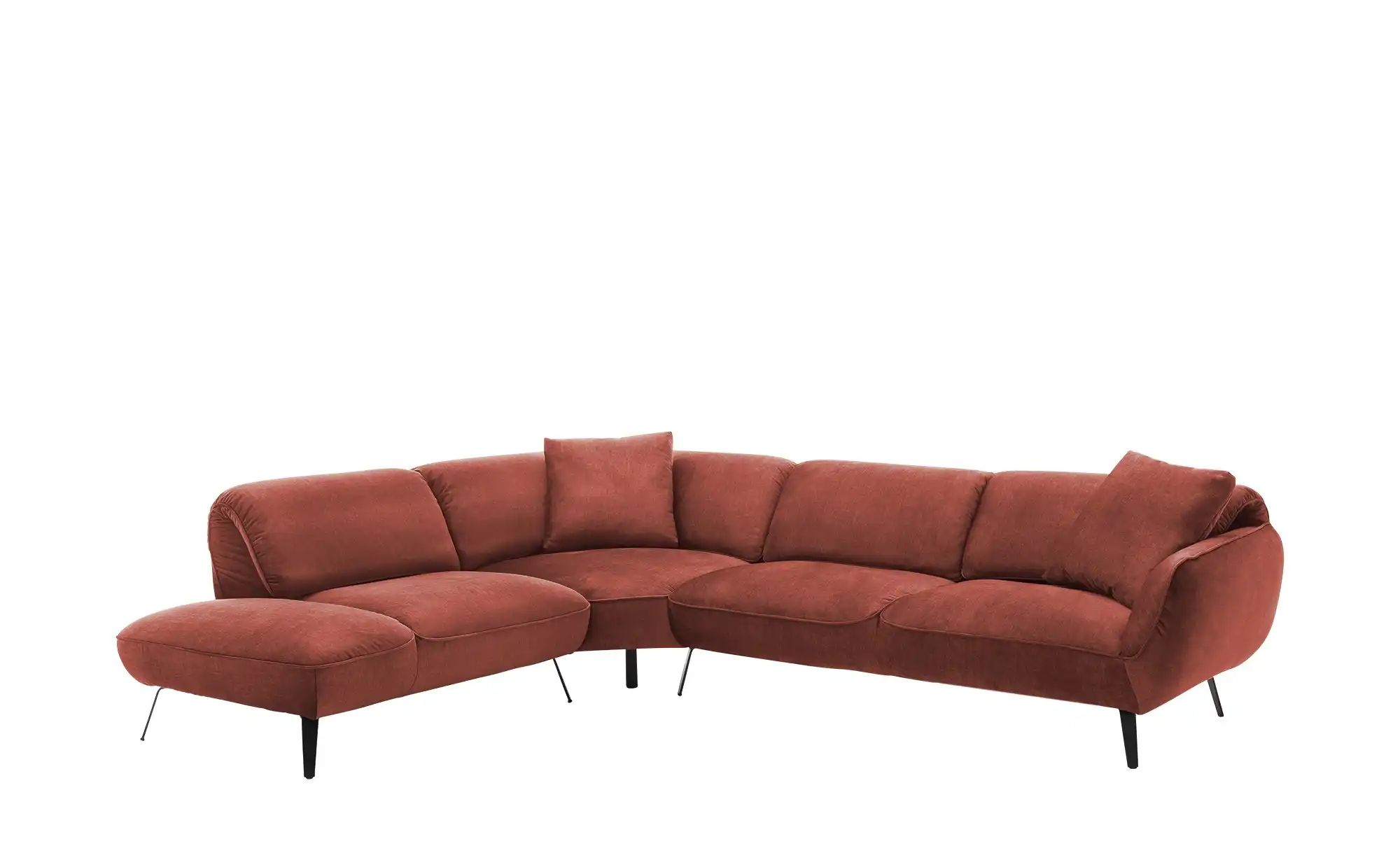 pop Ecksofa  Ventus ¦ rot ¦ Maße (cm): B: 304 T: 246 Polstermöbel > Sofas > günstig online kaufen