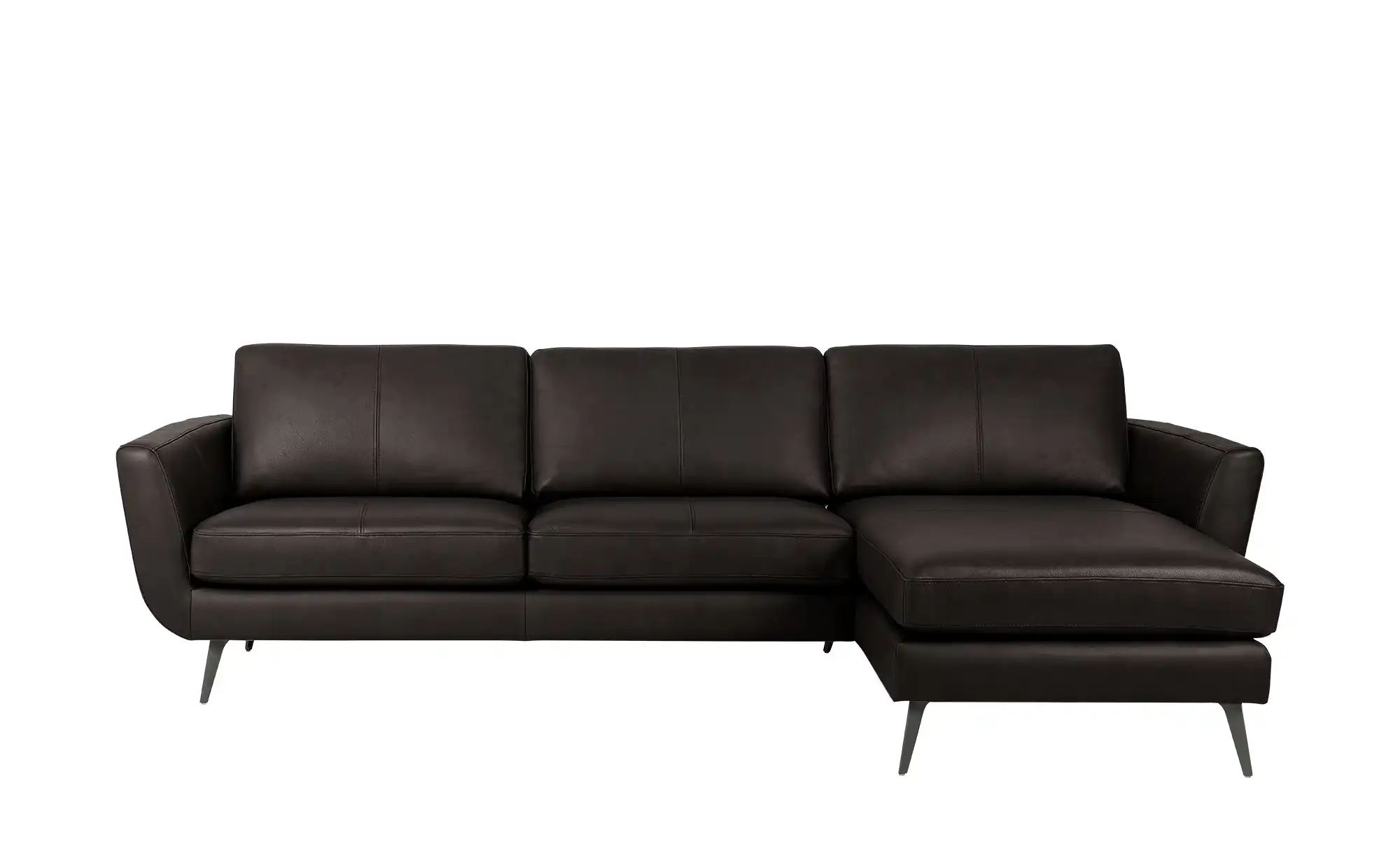 SOHO Ecksofa  Smile Day Leder ¦ braun ¦ Maße (cm): B: 274 H: 85 T: 156 Pols günstig online kaufen