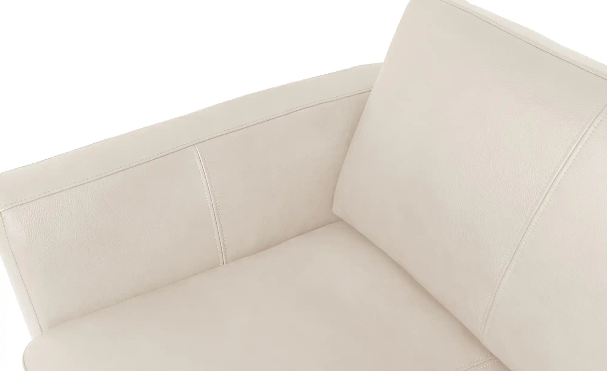 Thumbnail - SOHO Ecksofa Smile Day Leder ¦ weiß ¦ Maße (cm): B: 274 H: 85 T: 156.0 Polstermöbel > Sofas > Ecksofas - Höffner