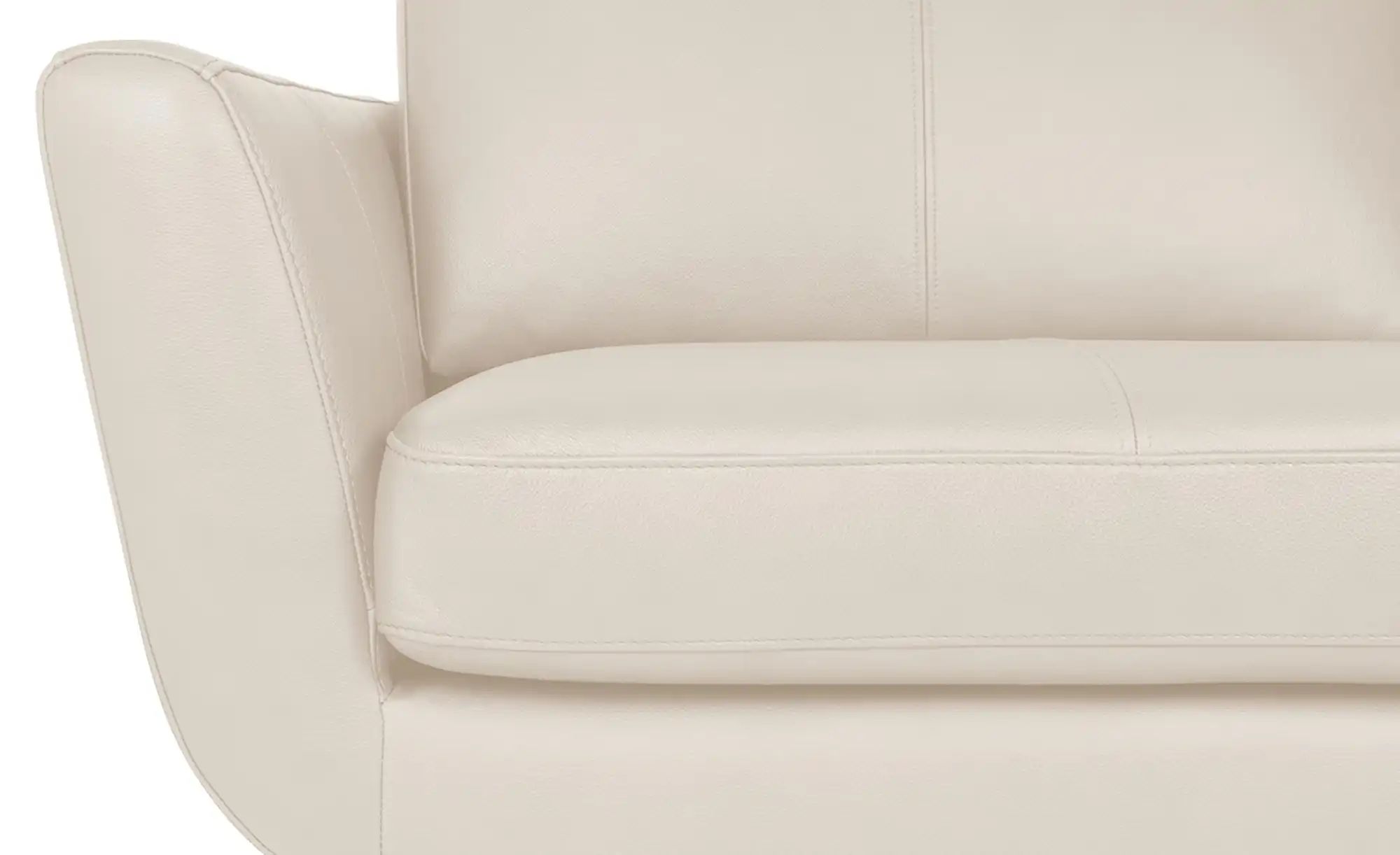 Thumbnail - SOHO Ecksofa Smile Day Leder ¦ weiß ¦ Maße (cm): B: 274 H: 85 T: 156.0 Polstermöbel > Sofas > Ecksofas - Höffner
