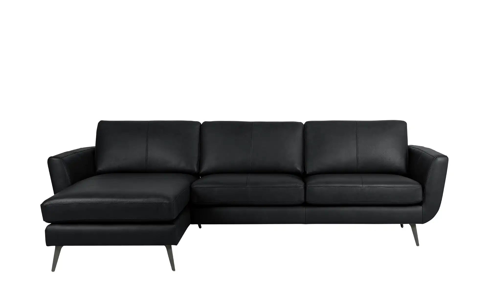 SOHO Ecksofa  Smile Day Leder ¦ schwarz ¦ Maße (cm): B: 274 H: 85 T: 156 Po günstig online kaufen