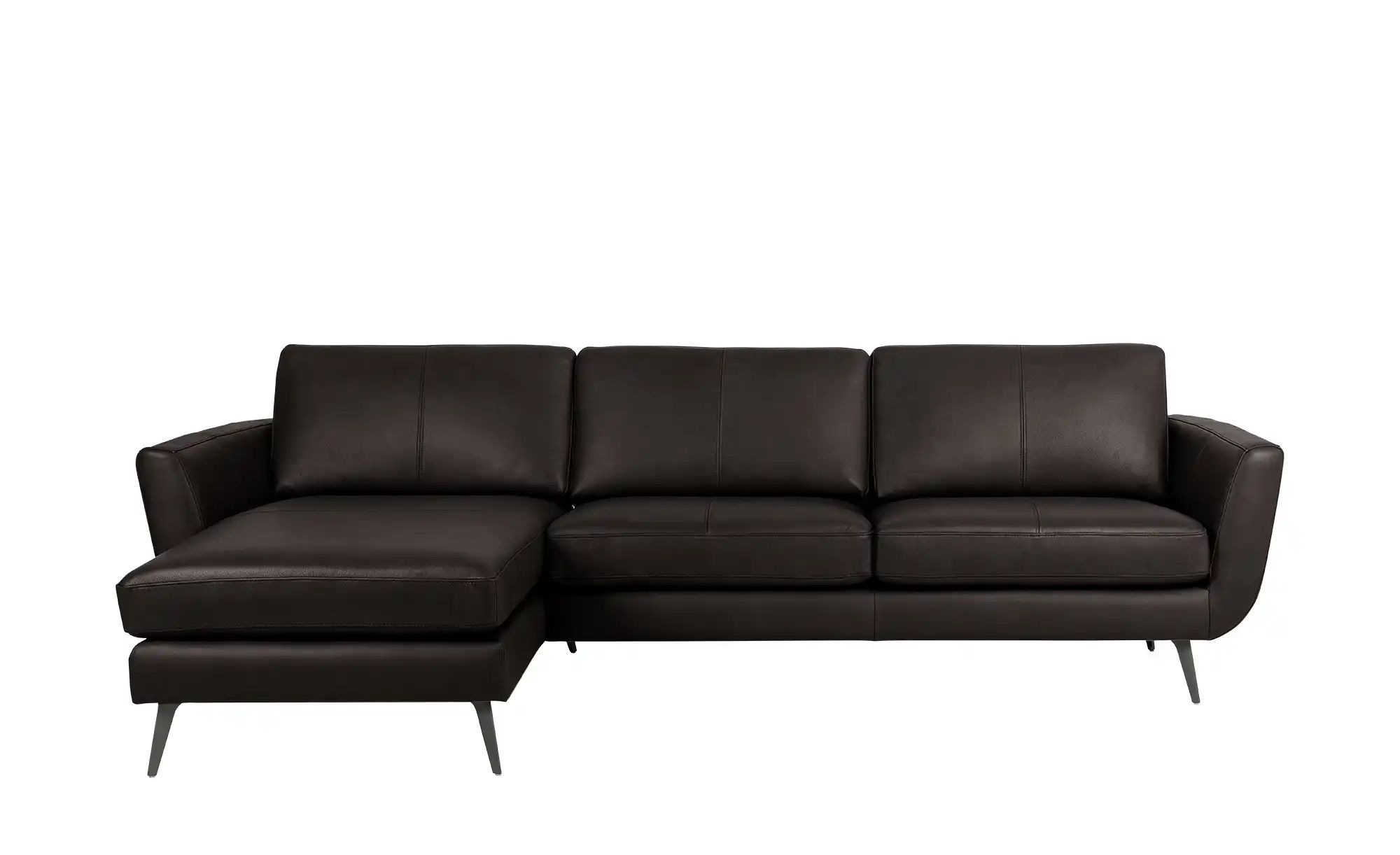 SOHO Ecksofa  Smile Day Leder ¦ braun ¦ Maße (cm): B: 274 H: 85 T: 156 Pols günstig online kaufen