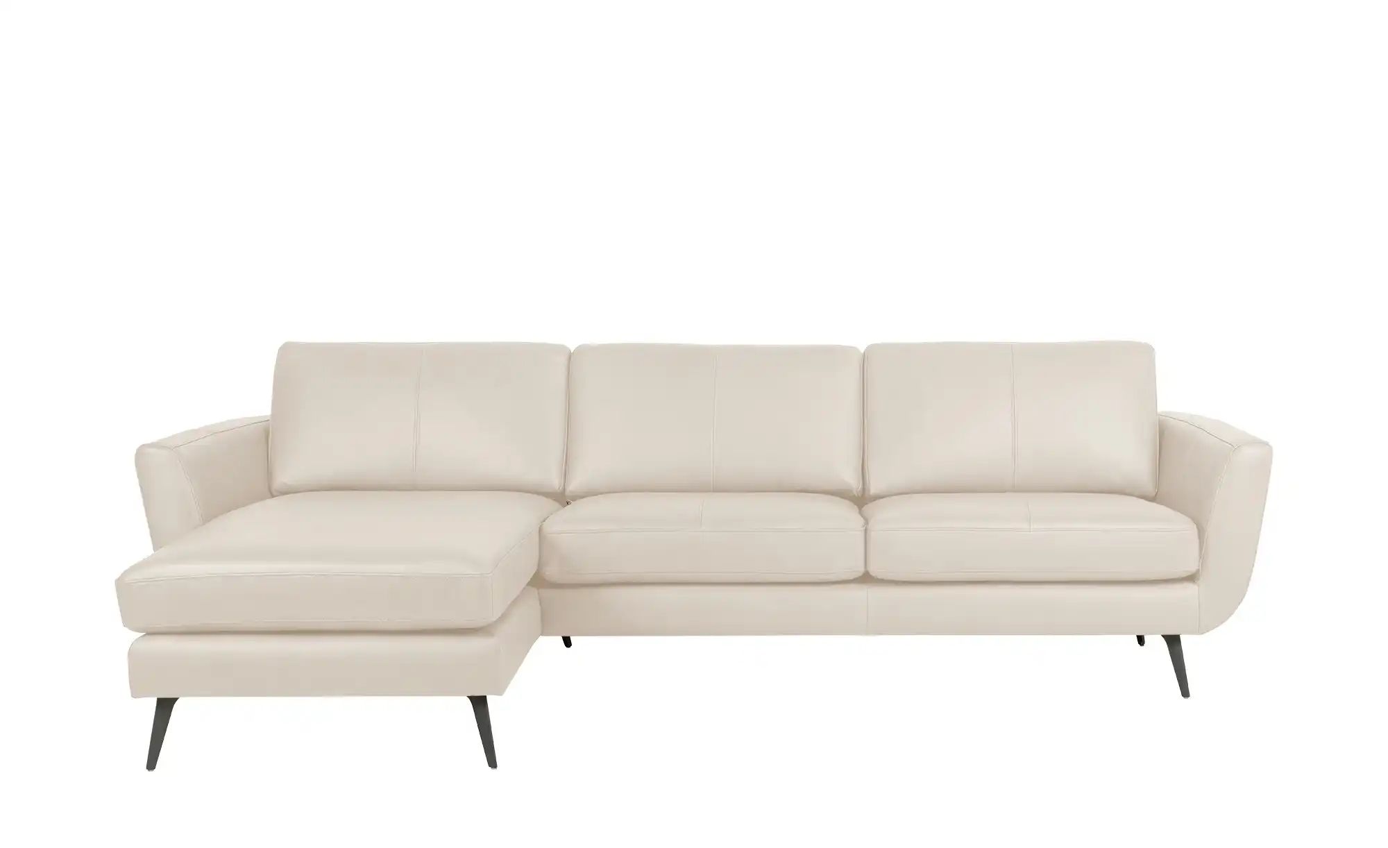 SOHO Ecksofa  Smile Day Leder ¦ weiß ¦ Maße (cm): B: 274 H: 85 T: 156 Polst günstig online kaufen