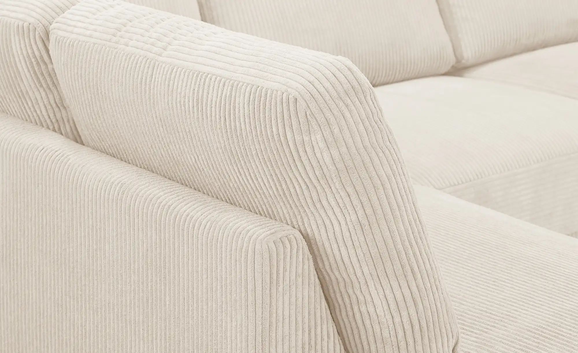 Thumbnail - switch Wohnlandschaft aus Cord Brazil ¦ weiß ¦ Maße (cm): B: 303 H: 78 T: 200.0 Polstermöbel > Sofas > Wohnlandschaften ...