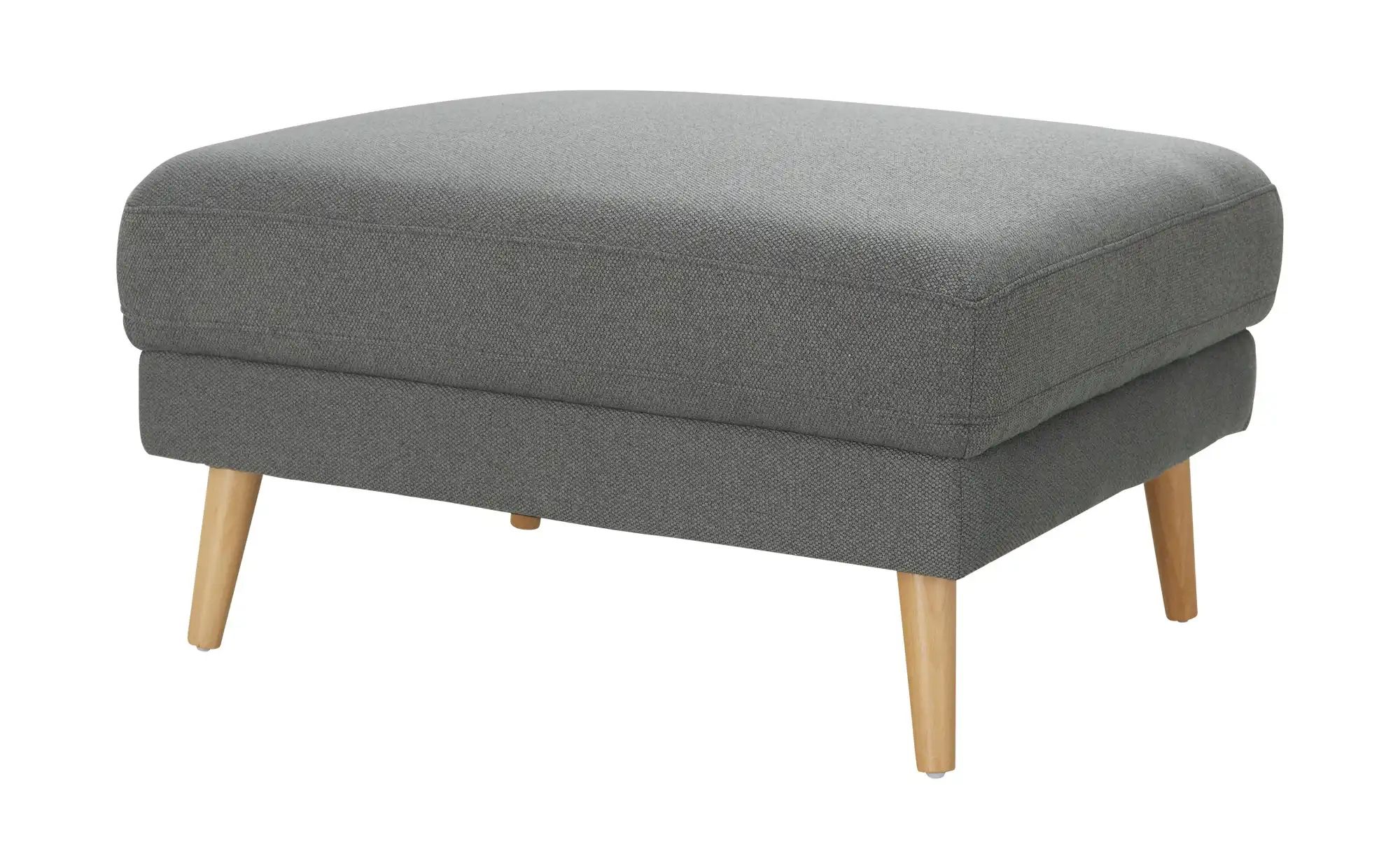 uno Hocker  2223 ¦ grau ¦ Maße (cm): B: 81 H: 46 T: 62 Polstermöbel > Hocke günstig online kaufen