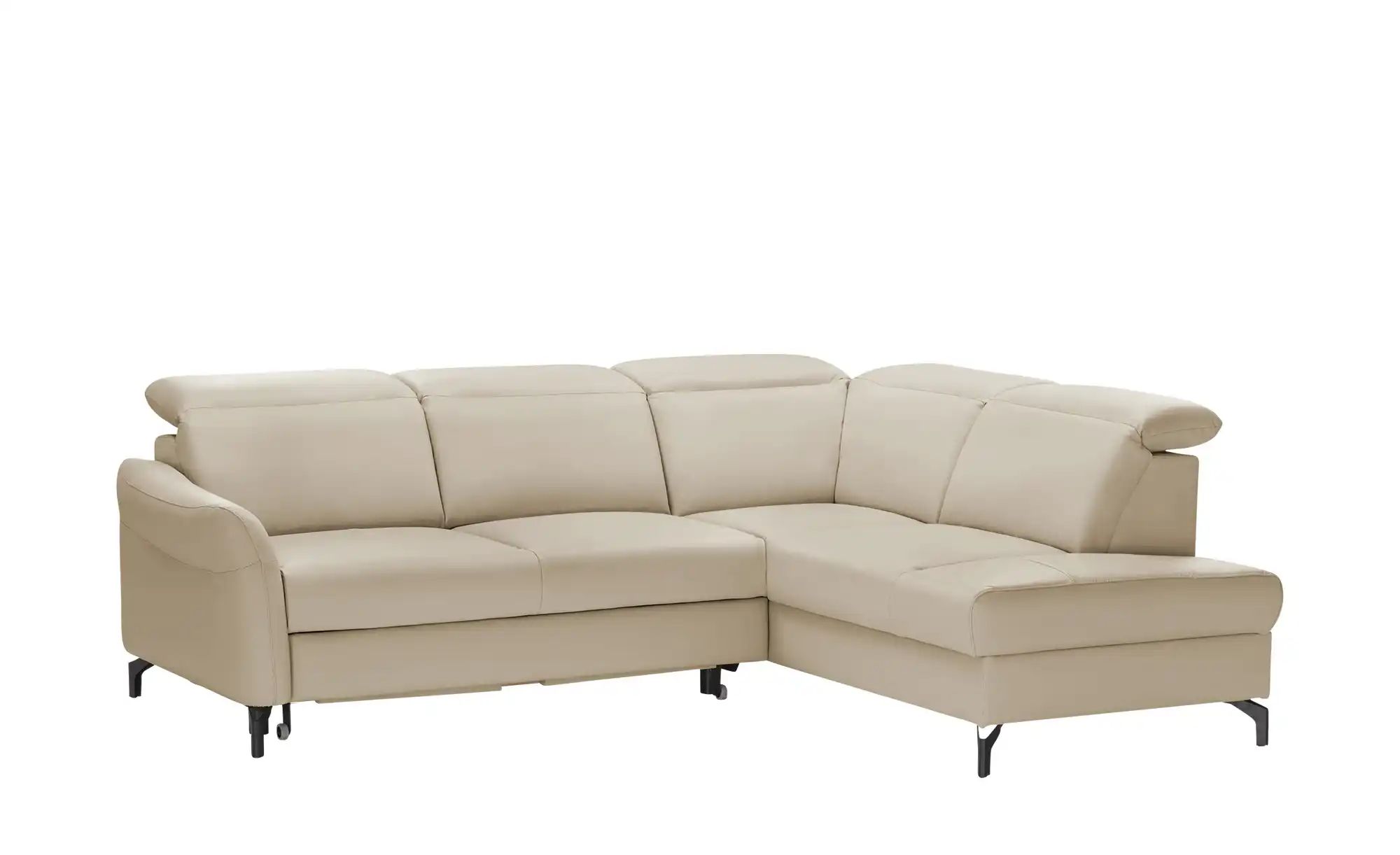 uno Ecksofa  Basel ¦ beige ¦ Maße (cm): B: 243 H: 100 T: 200 Polstermöbel > günstig online kaufen