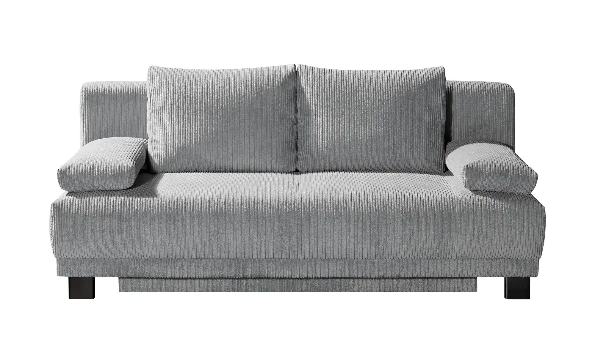 Schlafsofa aus Cord Luna ¦ grau ¦ Maße (cm): B: 200 H: 89 T: 96 Polstermöbe günstig online kaufen