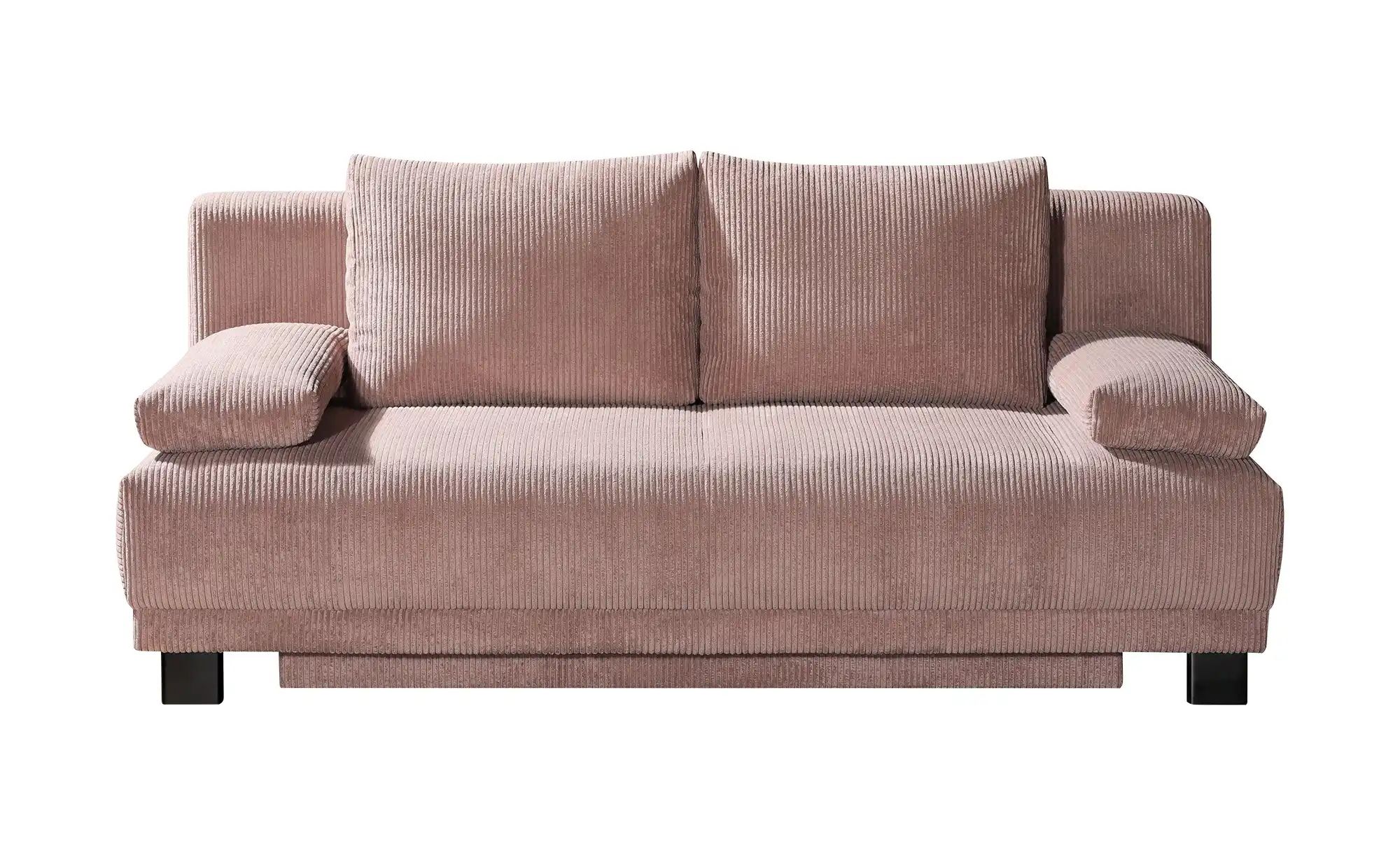 Schlafsofa aus Cord Luna ¦ rosa/pink ¦ Maße (cm): B: 200 H: 89 T: 96 Polste günstig online kaufen