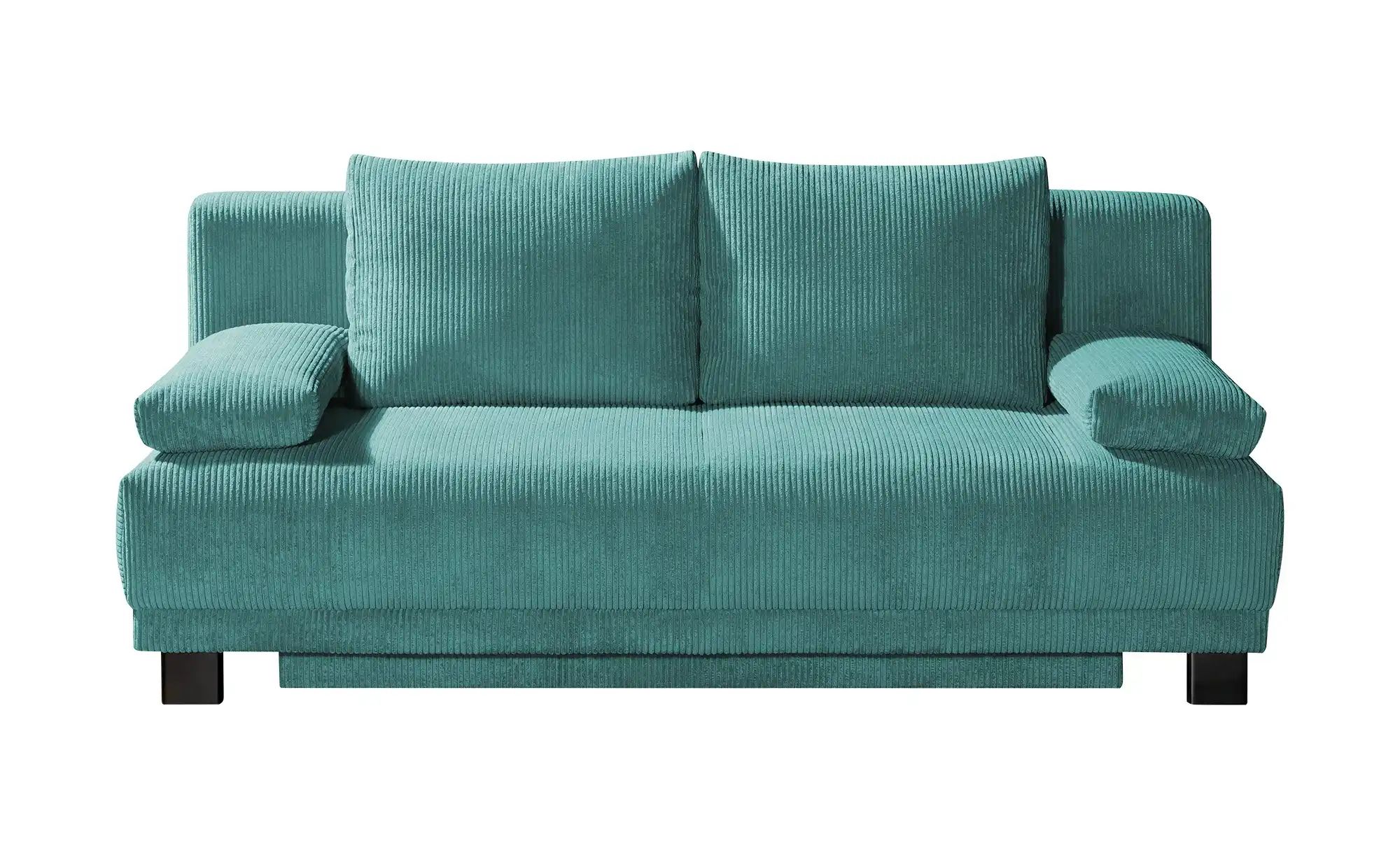 Schlafsofa aus Cord Luna ¦ blau ¦ Maße (cm): B: 200 H: 89 T: 96 Polstermöbe günstig online kaufen