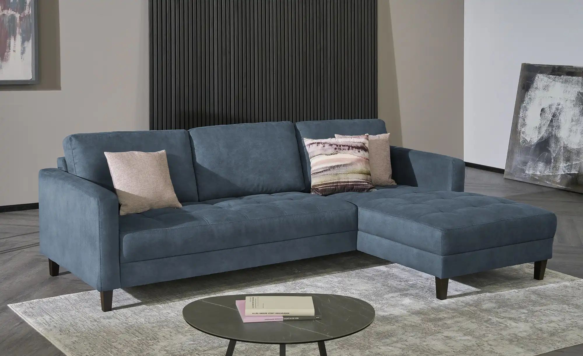 smart Ecksofa  Geradine ¦ blau ¦ Maße (cm): B: 260 H: 85 T: 170 Polstermöbe günstig online kaufen