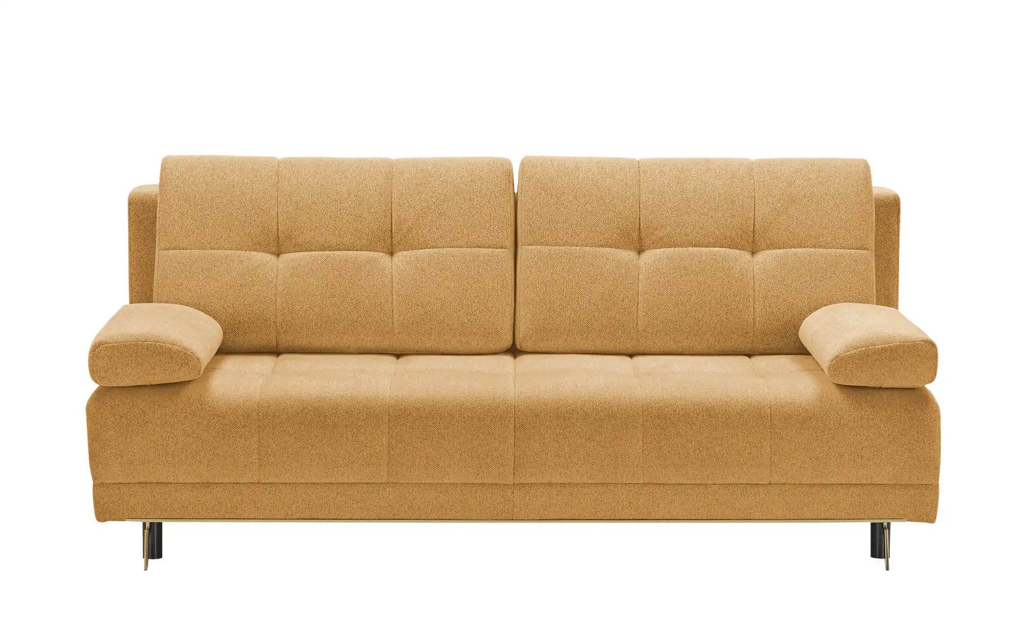 smart Schlafsofa  Celina ¦ gelb ¦ Maße (cm): B: 201 H: 95 T: 108 Polstermöb günstig online kaufen