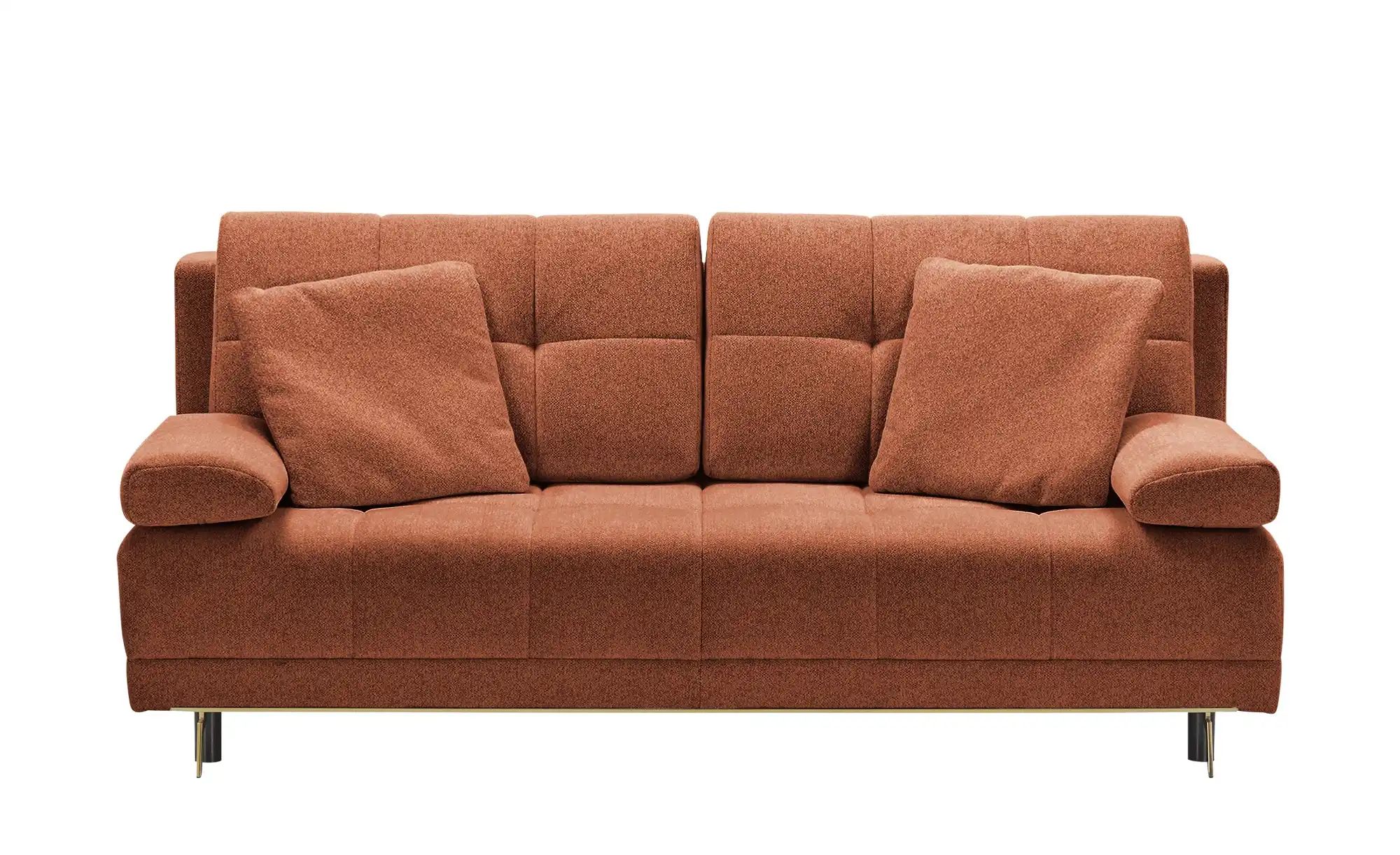 smart Schlafsofa  Celina ¦ orange ¦ Maße (cm): B: 201 H: 95 T: 108 Polsterm günstig online kaufen