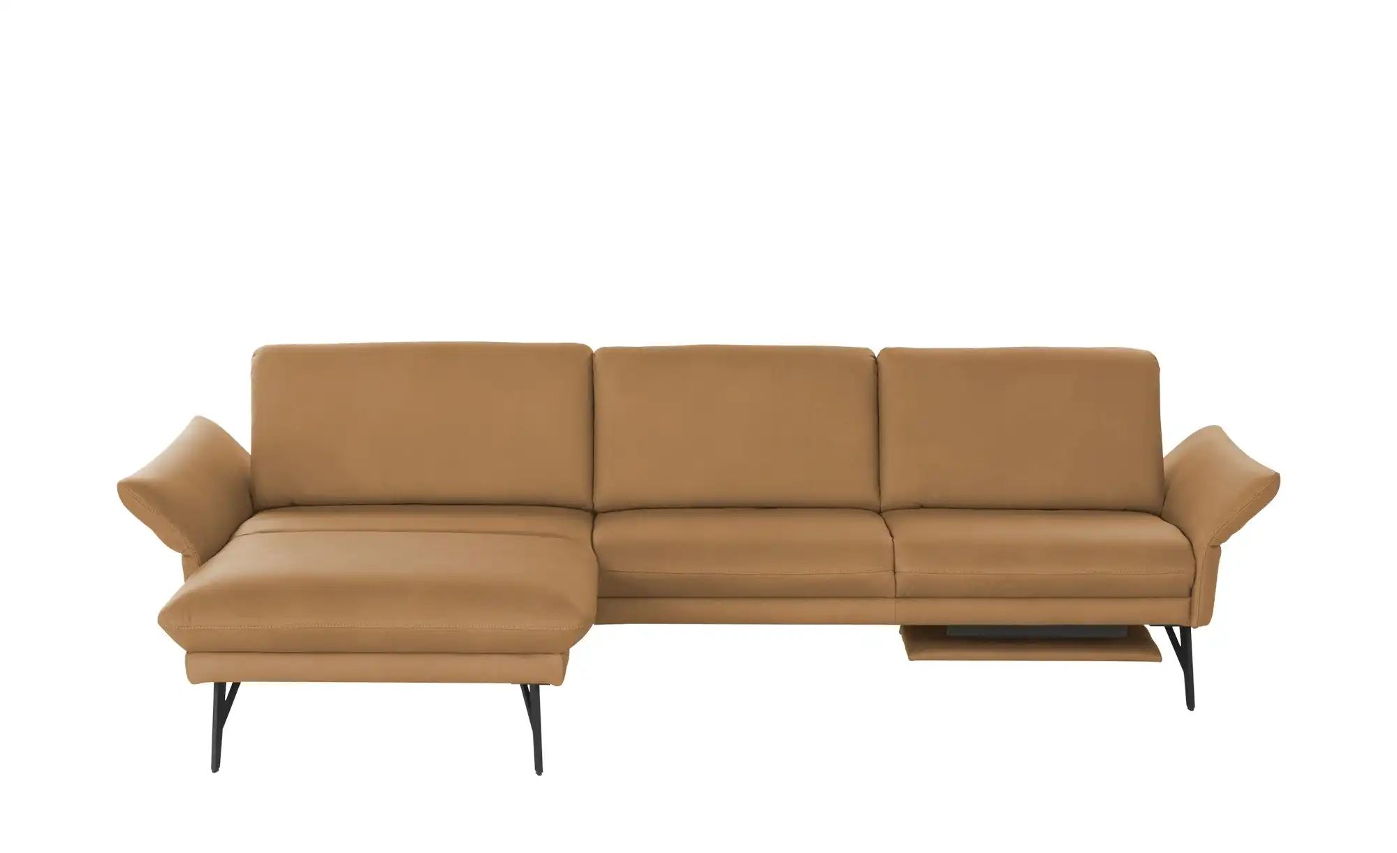 himolla Ecksofa Echtleder 1928 ¦ gelb ¦ Maße (cm): B: 296 H: 85 T: 175 Pols günstig online kaufen