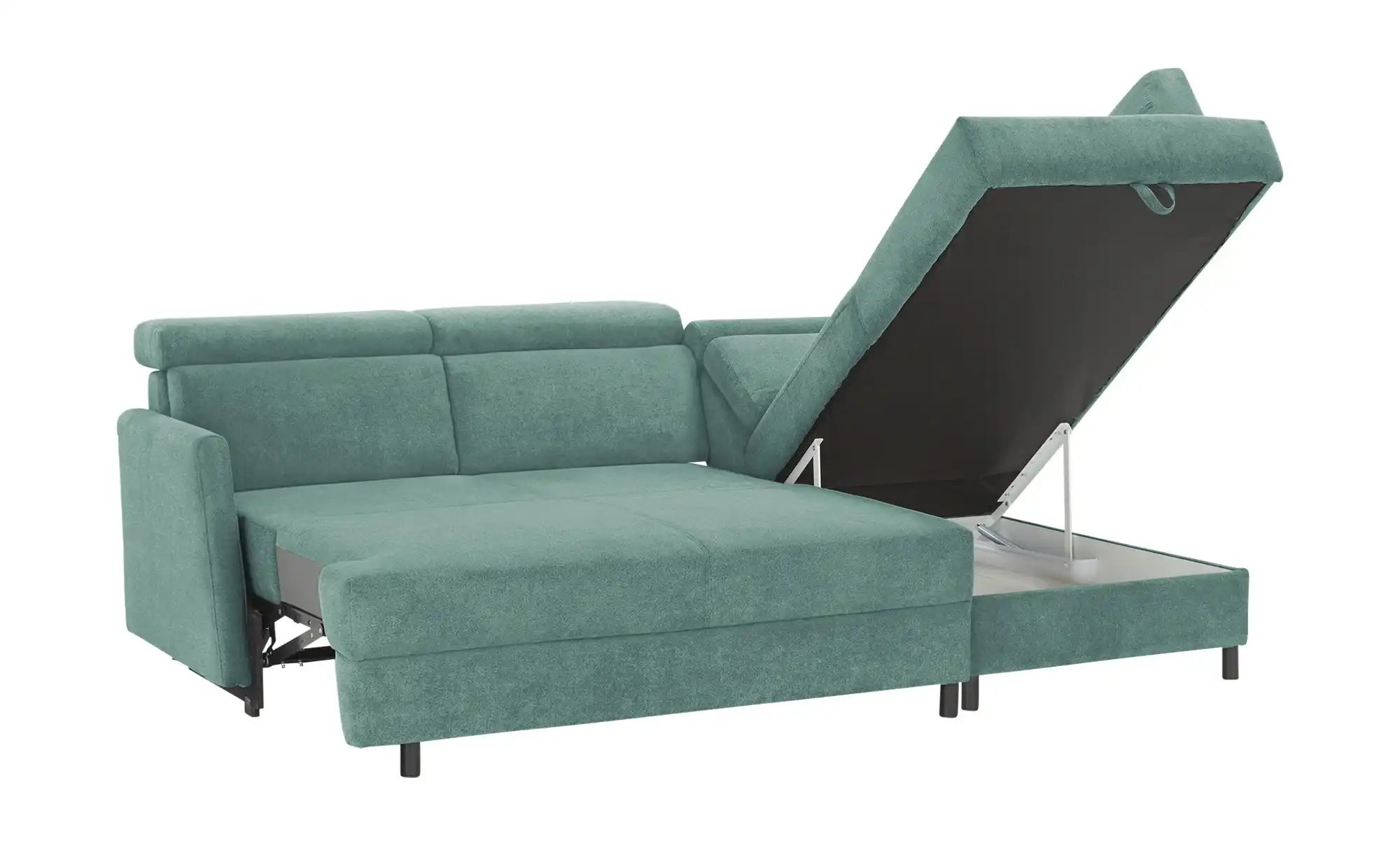 Ecksofa  Fabienne ¦ grün ¦ Maße (cm): B: 228 H: 81 T: 158 Polstermöbel > So günstig online kaufen