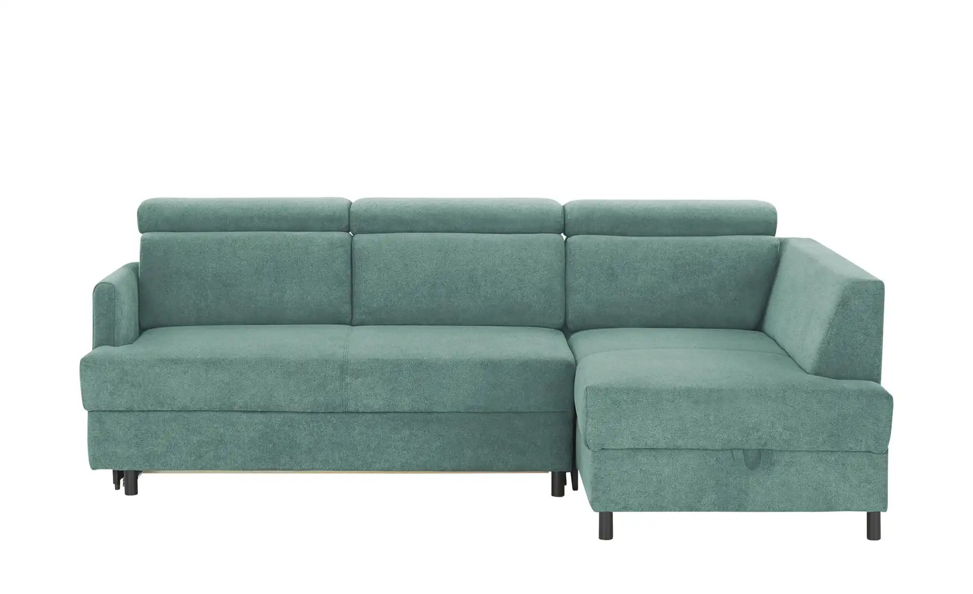 Ecksofa  Fabienne ¦ grün ¦ Maße (cm): B: 228 H: 81 T: 158 Polstermöbel > So günstig online kaufen