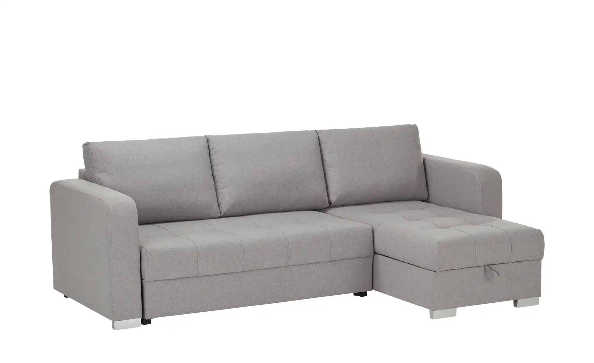 Thumbnail - Ecksofa mit Schlaffunktion Nina III ¦ grau ¦ Maße (cm): B: 247 H: 88 T: 163.0 Polstermöbel > Sofas > Ecksofas - Höffner