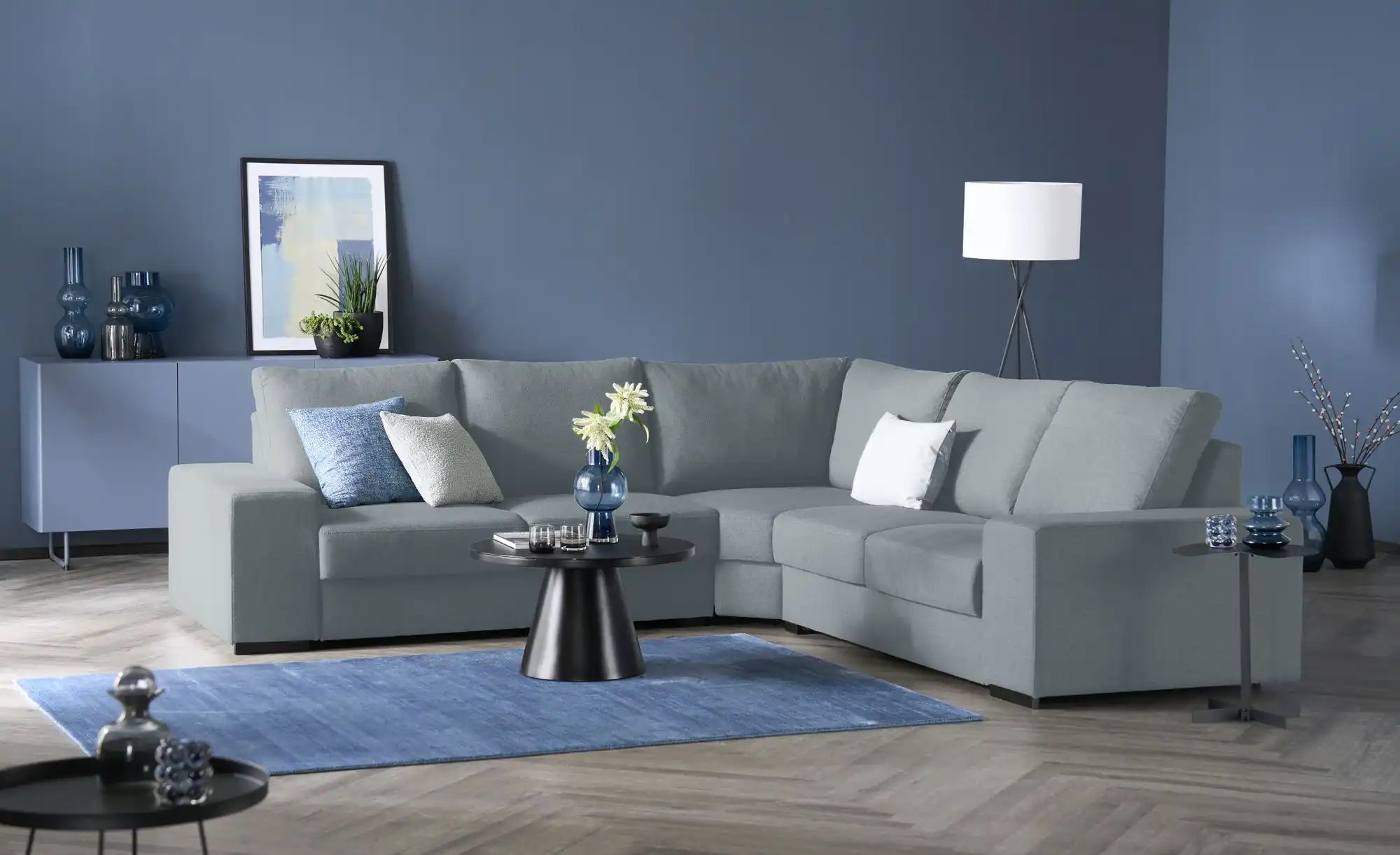 Ecksofa  Reneé ¦ grau ¦ Maße (cm): B: 280 H: 90 T: 280.0 Polstermöbel > Sof günstig online kaufen