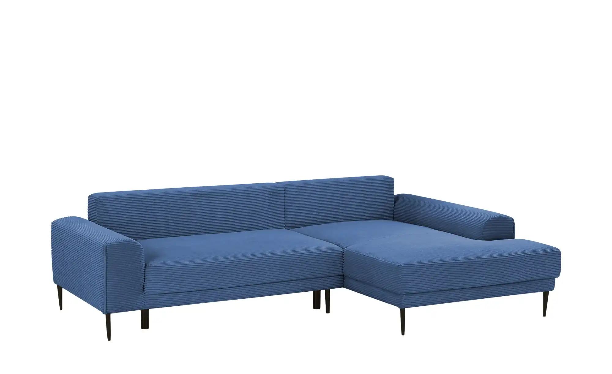 Thumbnail - switch Ecksofa aus Cord Capitol ¦ blau ¦ Maße (cm): B: 276 H: 89 T: 175.0 Polstermöbel > Sofas > Ecksofas - Höffner