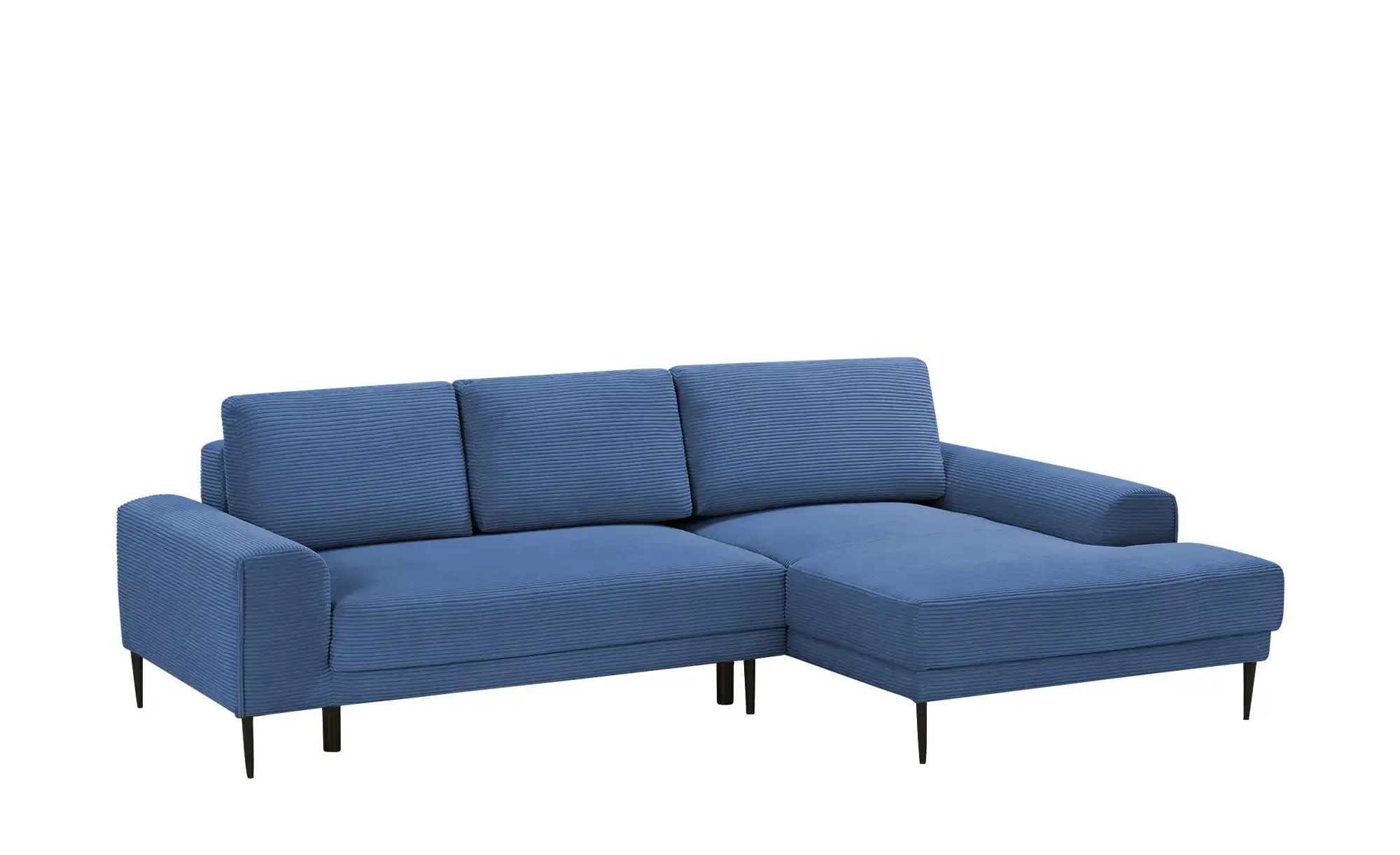 Thumbnail - switch Ecksofa aus Cord Capitol ¦ blau ¦ Maße (cm): B: 276 H: 89 T: 175.0 Polstermöbel > Sofas > Ecksofas - Höffner