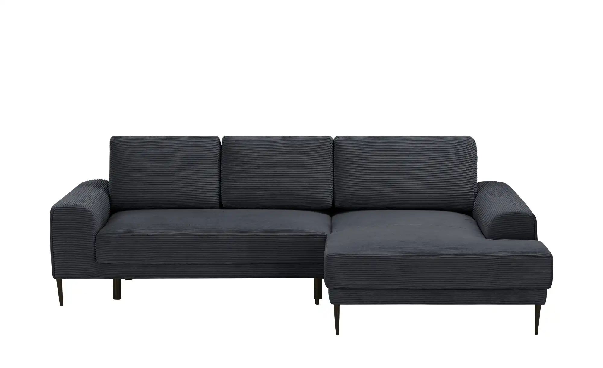 switch Ecksofa aus Cord Capitol ¦ schwarz ¦ Maße (cm): B: 276 H: 89 T: 175 günstig online kaufen