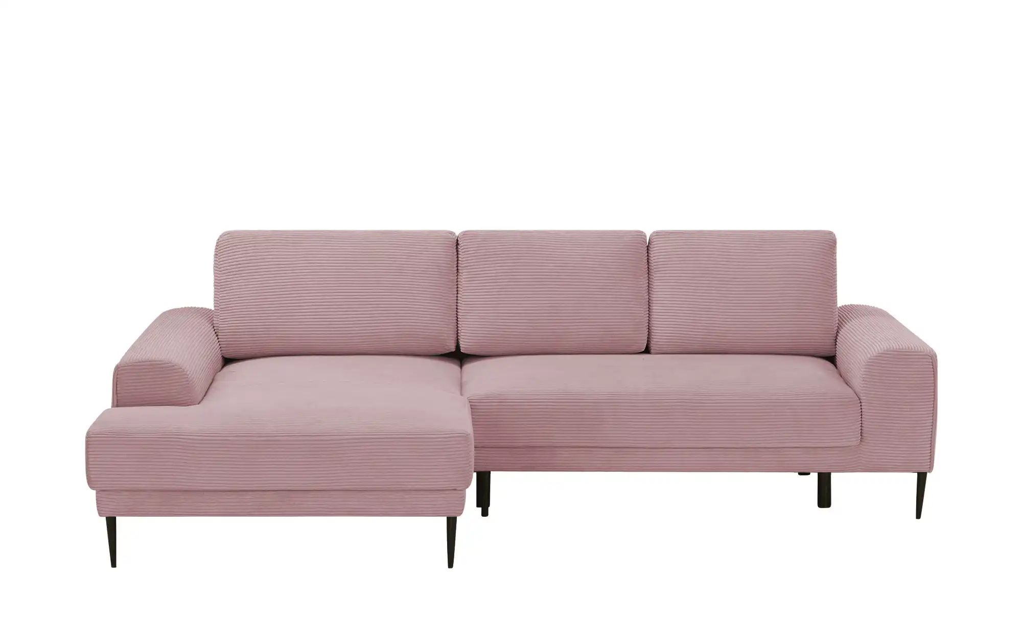 switch Ecksofa aus Cord Capitol ¦ rosa/pink ¦ Maße (cm): B: 276 H: 89 T: 17 günstig online kaufen