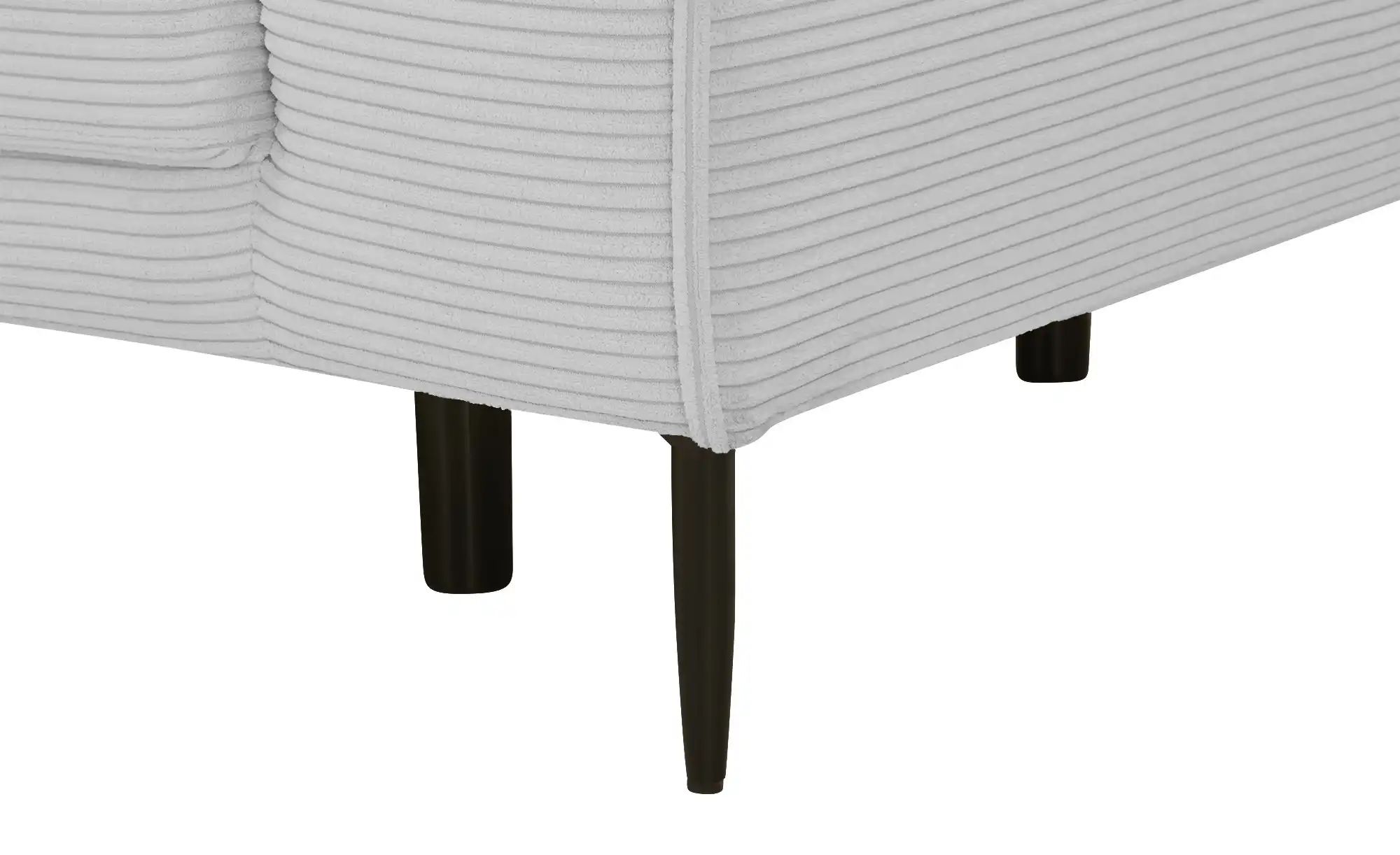 Thumbnail - switch Ecksofa aus Cord Capitol ¦ silber ¦ Maße (cm): B: 276 H: 89 T: 175.0 Polstermöbel > Sofas > Ecksofas - Höffner