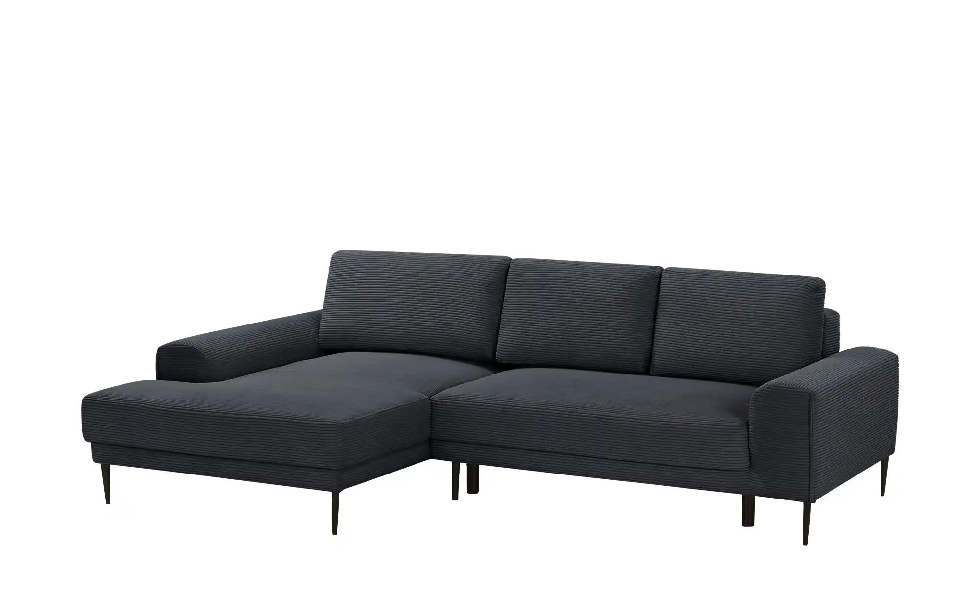 Thumbnail - switch Ecksofa aus Cord Capitol ¦ schwarz ¦ Maße (cm): B: 276 H: 89 T: 175.0 Polstermöbel > Sofas > Ecksofas - Höffner