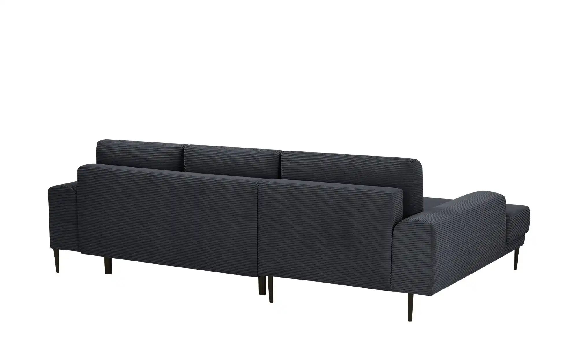 Thumbnail - switch Ecksofa aus Cord Capitol ¦ schwarz ¦ Maße (cm): B: 276 H: 89 T: 175.0 Polstermöbel > Sofas > Ecksofas - Höffner