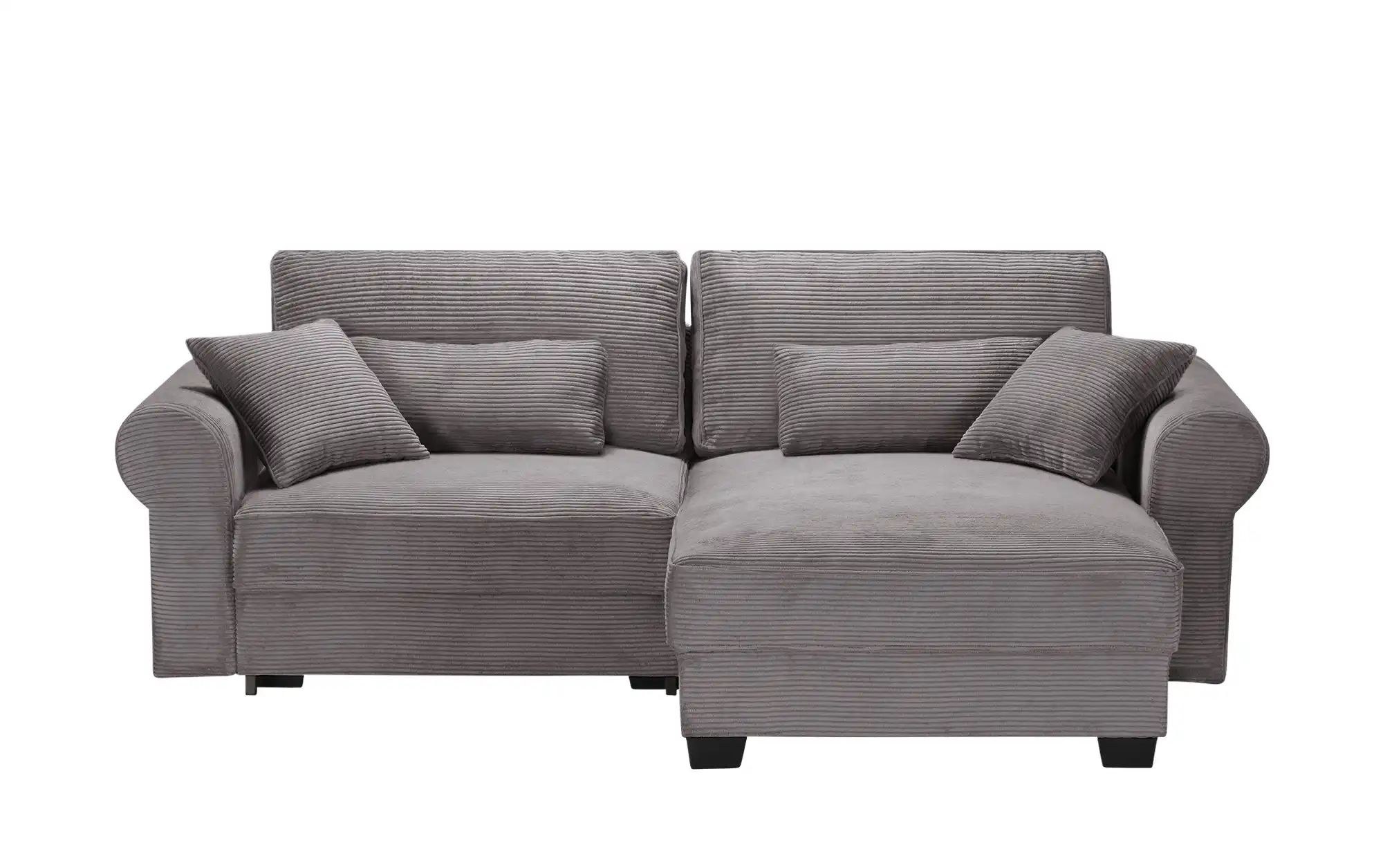 uno Ecksofa beidseitig montierbar Angelina klein  braun  Maße (cm): B: 255 H: 92 T: 185.0 | 04061722182708