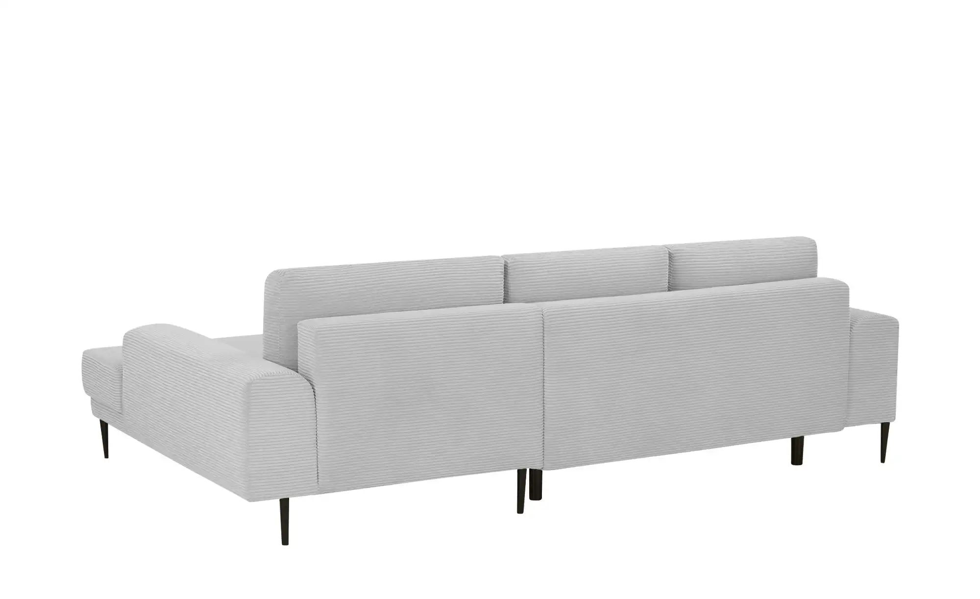 switch Ecksofa aus Cord Capitol ¦ silber ¦ Maße (cm): B: 276 H: 89 T: 175 P günstig online kaufen