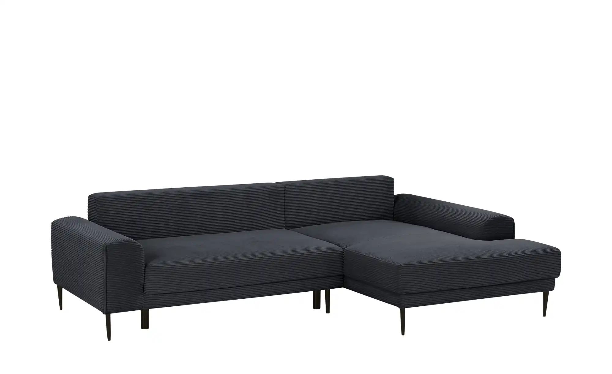 switch Ecksofa aus Cord Capitol ¦ schwarz ¦ Maße (cm): B: 276 H: 89 T: 175 günstig online kaufen