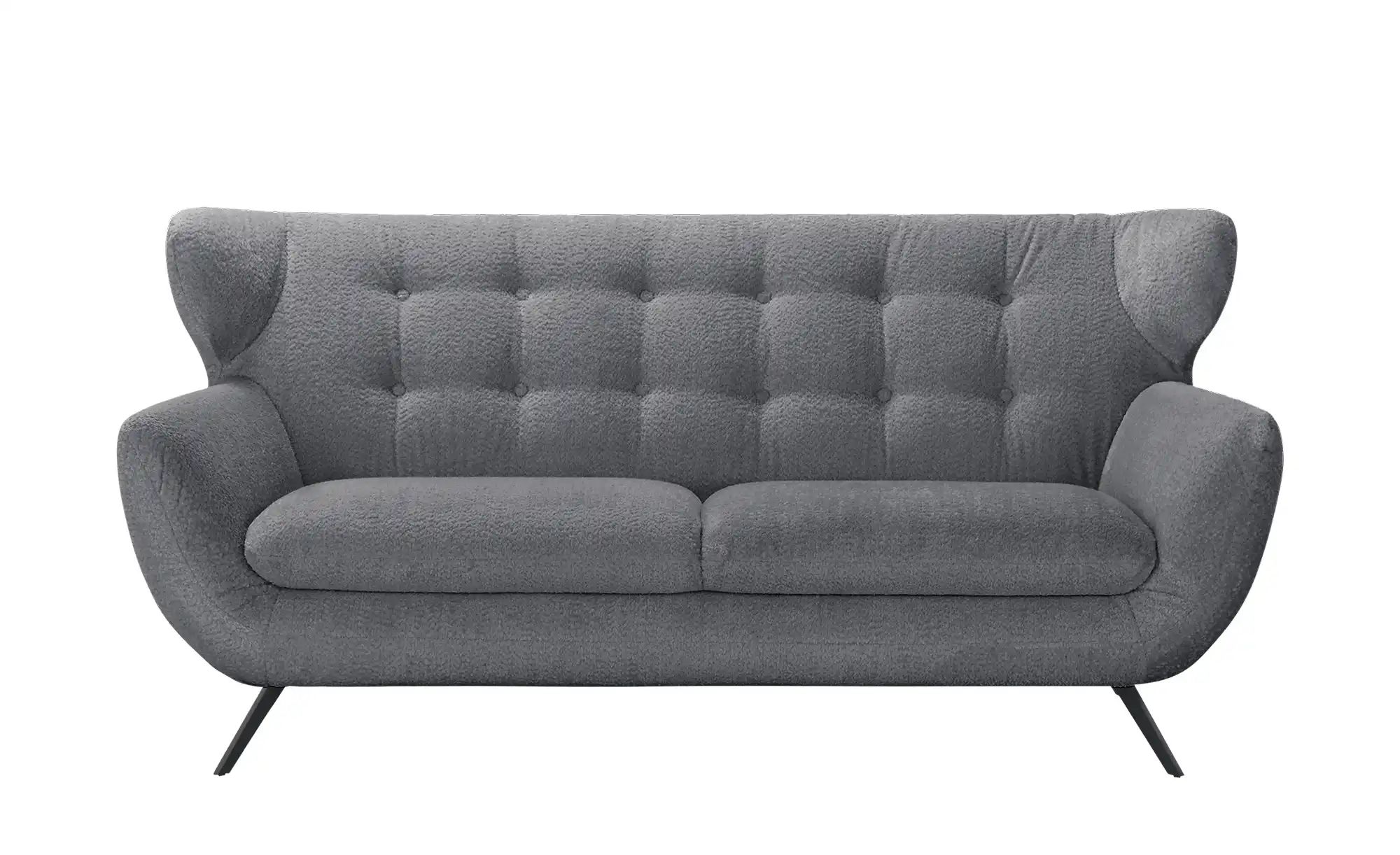 Jette Home Sofa aus Mikrofaser Mellow ¦ grau ¦ Maße (cm): B: 200 H: 94 T: 9 günstig online kaufen